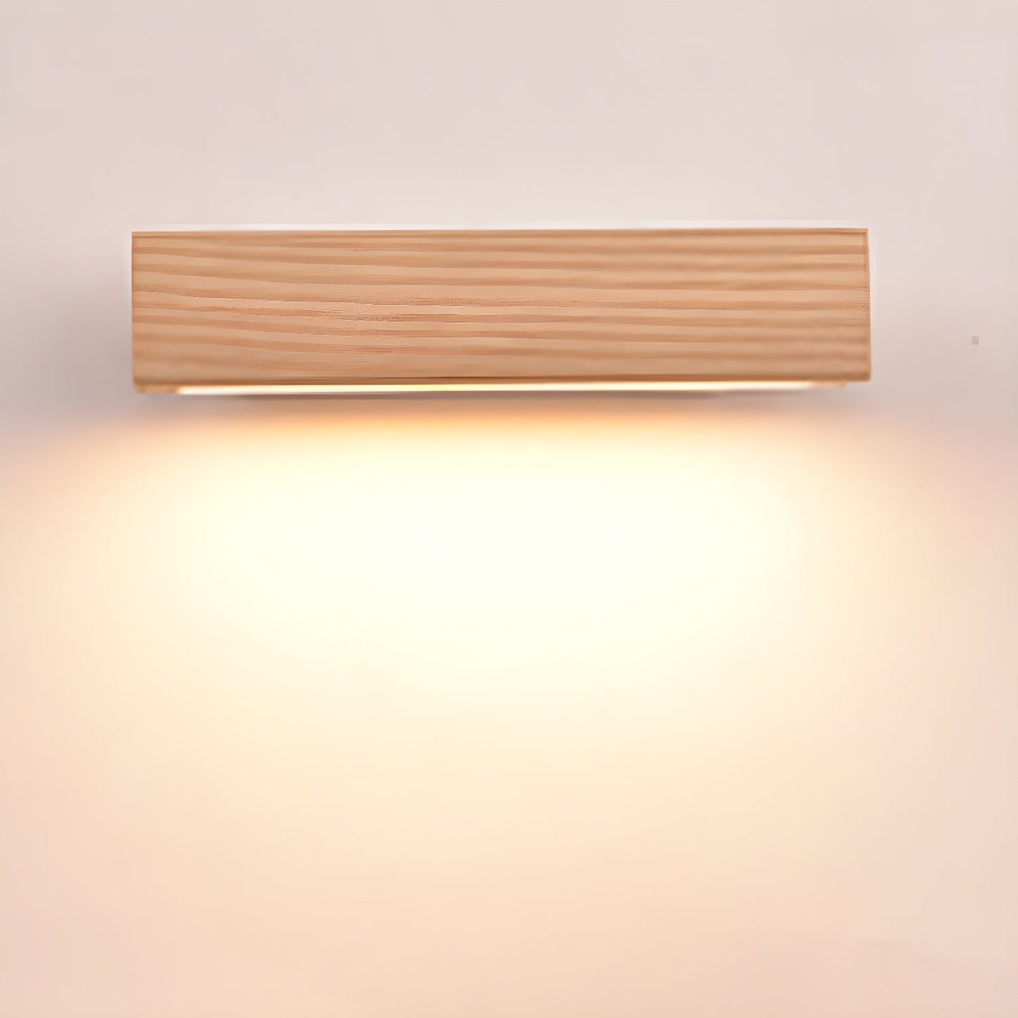 Luca Angle Wall Light | Modern Wood LED | White