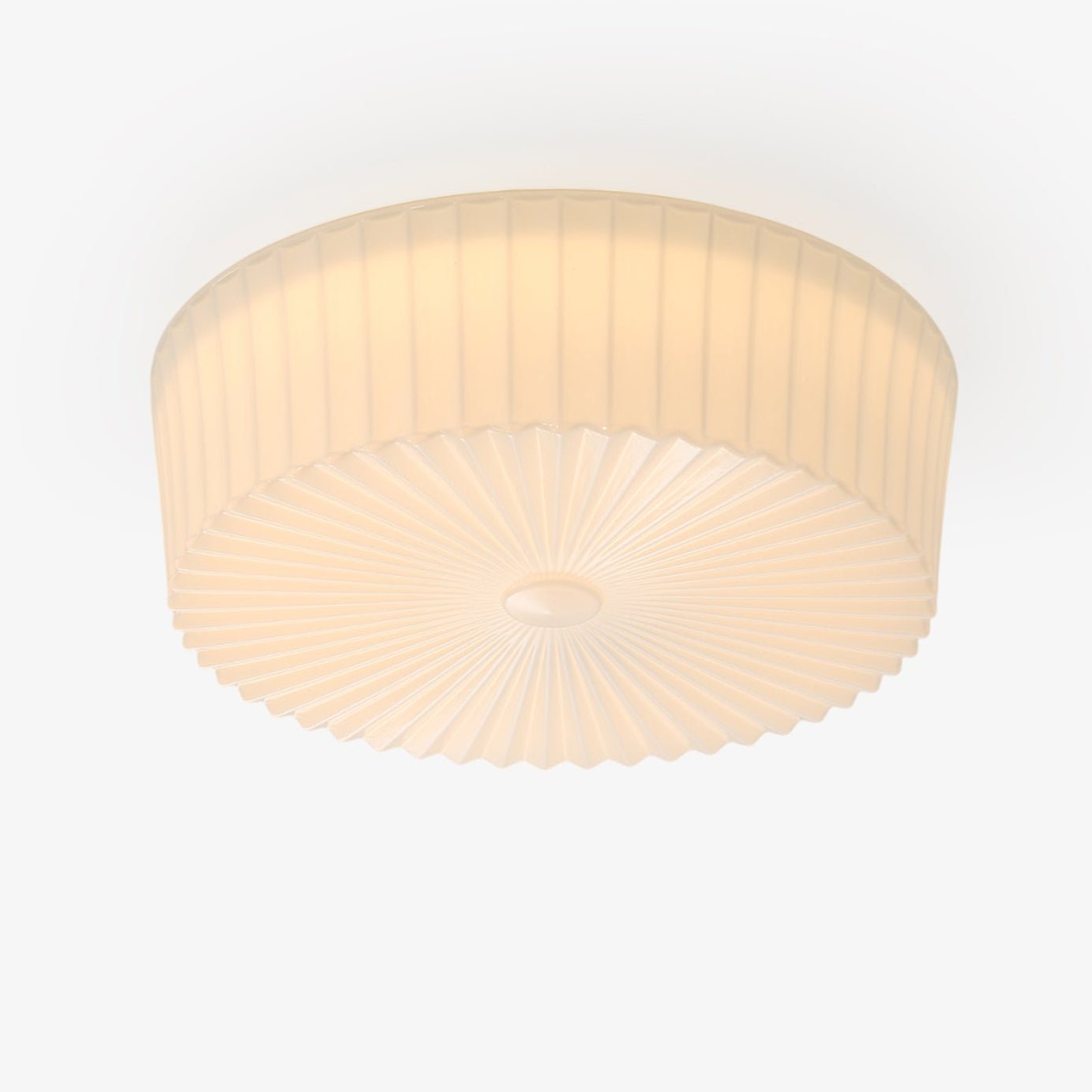 Lume Glass Ceiling Light | Metal & Glass | White