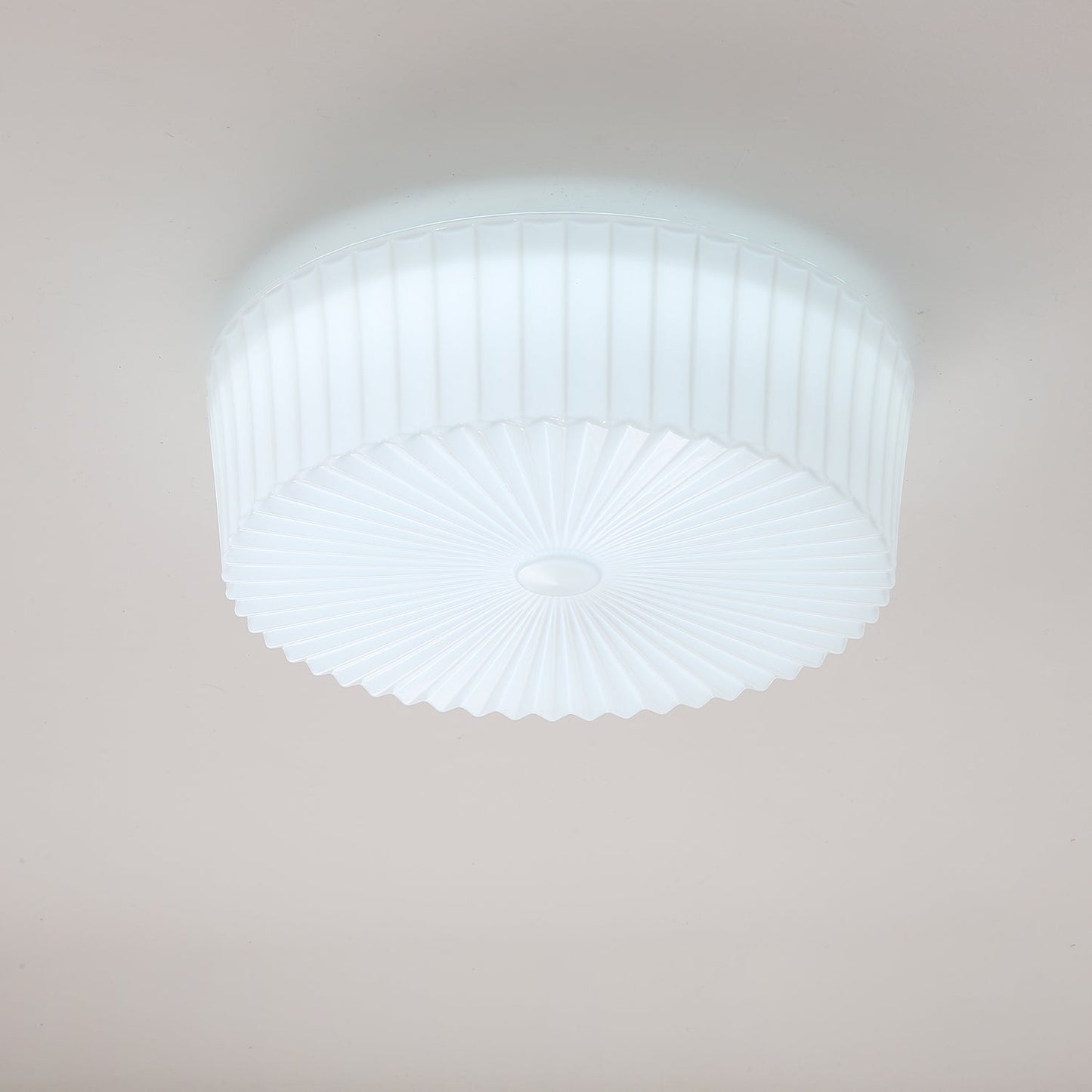 Lume Glass Ceiling Light | Metal & Glass | White
