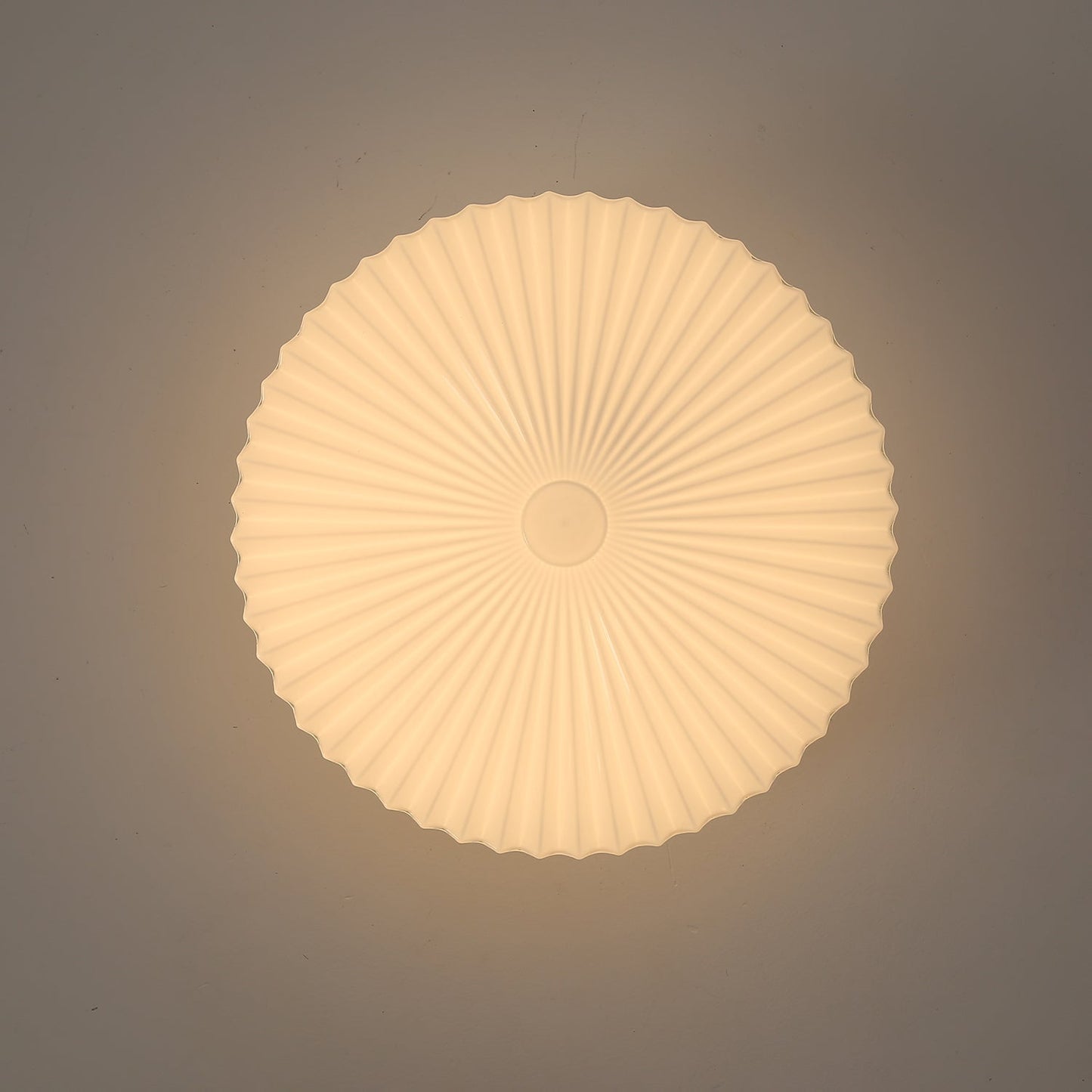 Lume Glass Ceiling Light | Metal & Glass | White