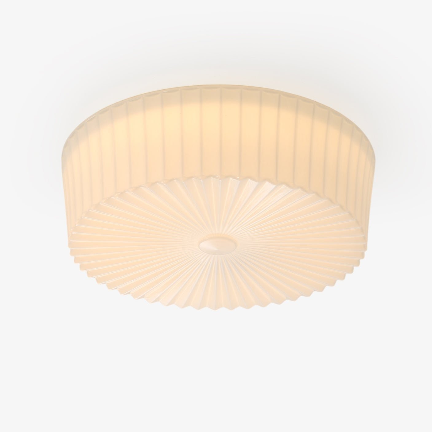 Lume Glass Ceiling Light | Metal & Glass | White
