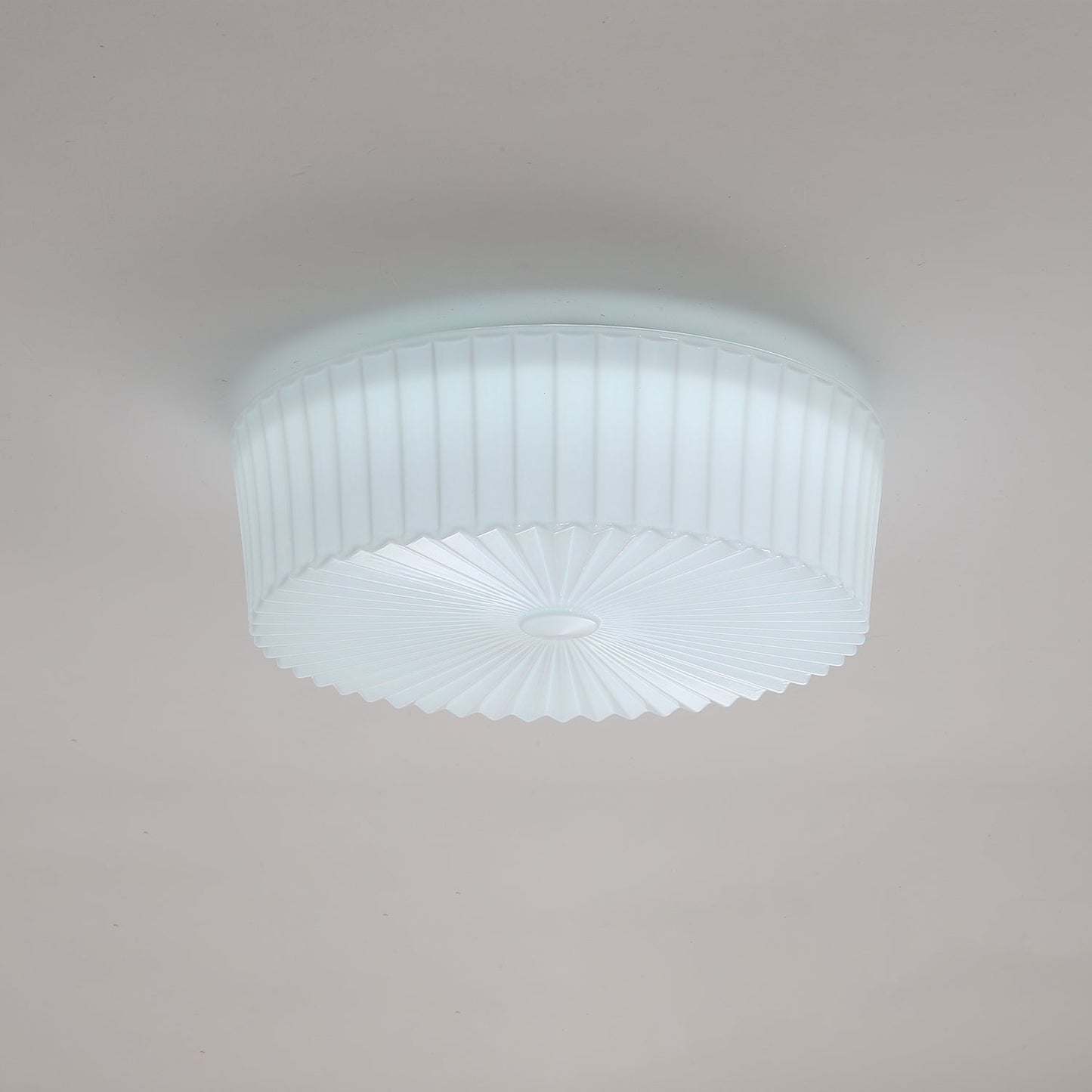 Lume Glass Ceiling Light | Metal & Glass | White