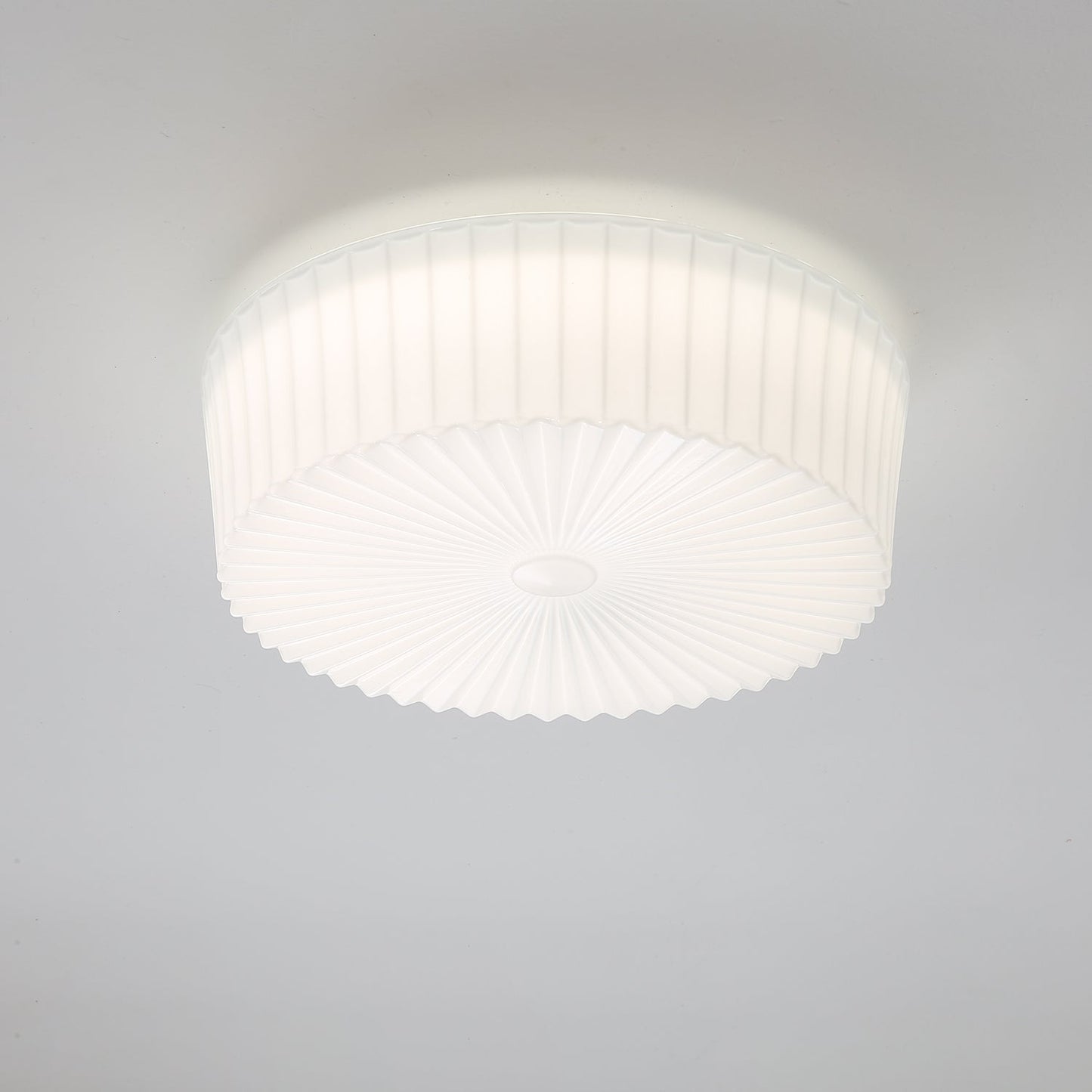 Lume Glass Ceiling Light | Metal & Glass | White