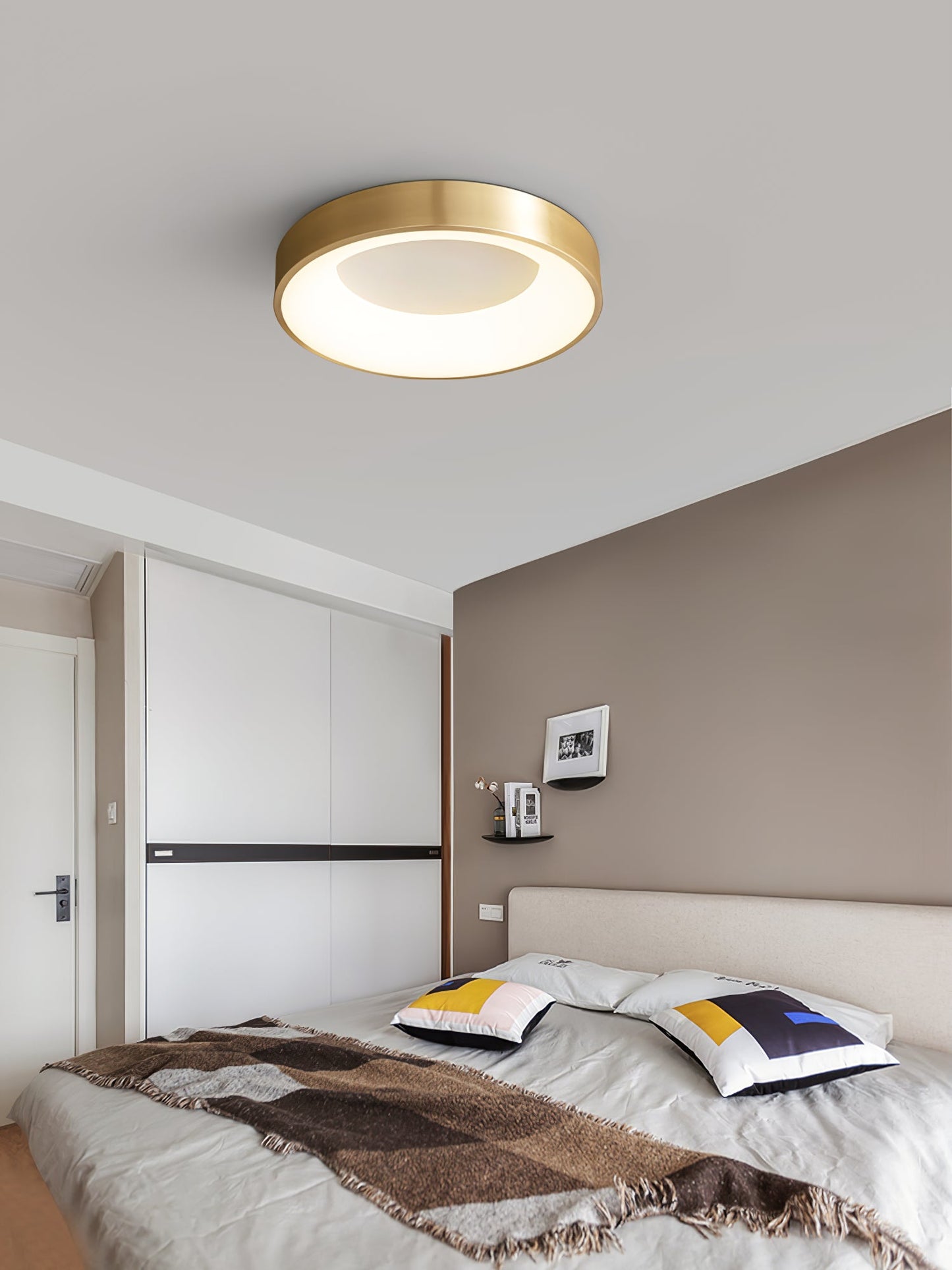Lumenia Ceiling Light | Brass & Acrylic | Modern Design