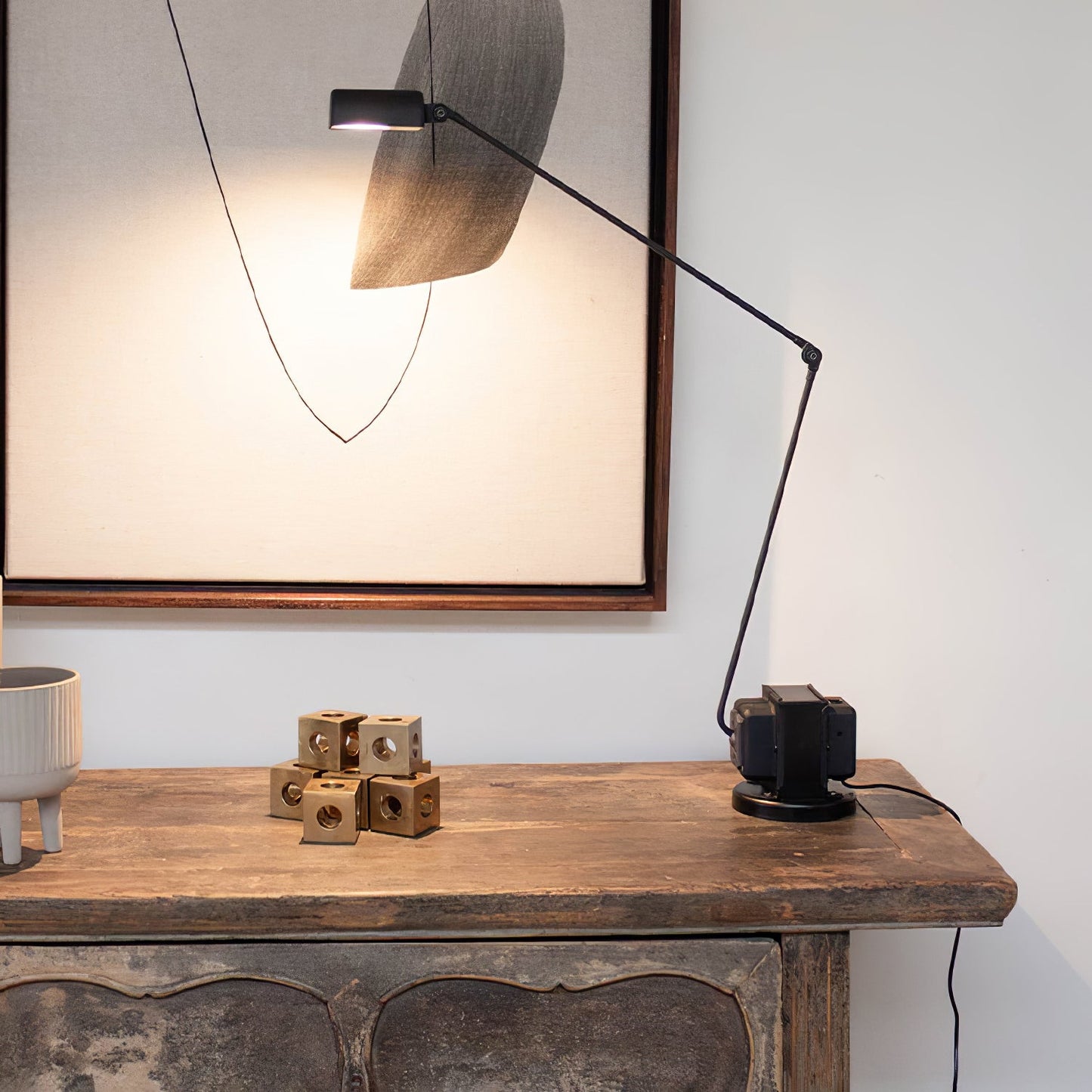 Dynamo Table Lamp | Rotating Diffuser | Dimmable LED