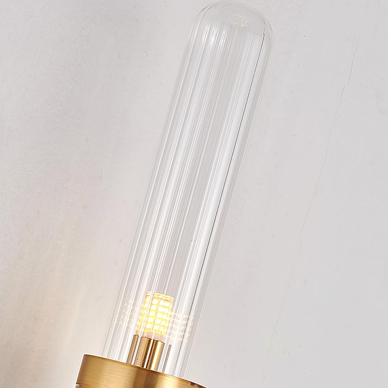 Luminous Wall Sconce | Gold Metal & Glass | Set of 2