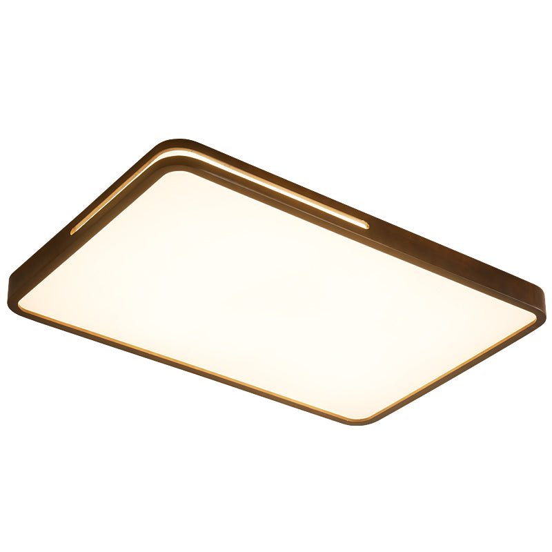Lumis Halo Ceiling Light | Modern LED | Walnut Wood, White