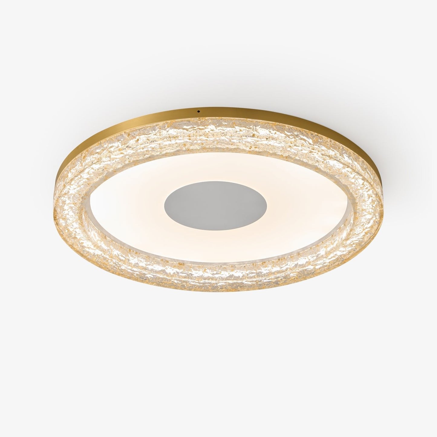 Lumora Resin Ceiling Light | Resin & Metal | Gold, Black, Clear