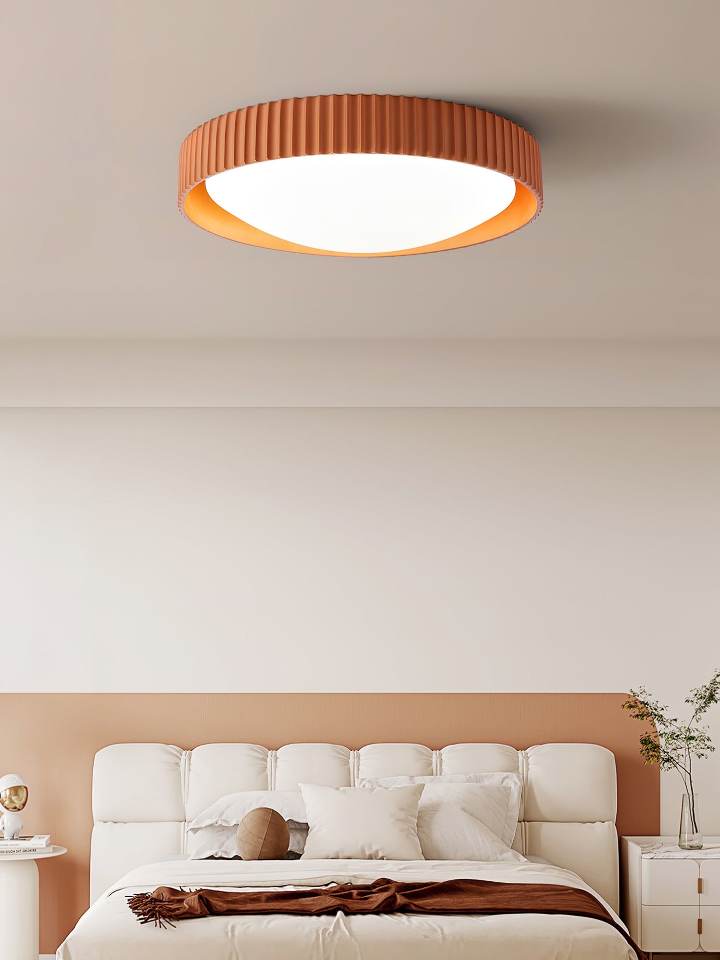 Lunaire Ceiling Light | Acrylic Shade | White