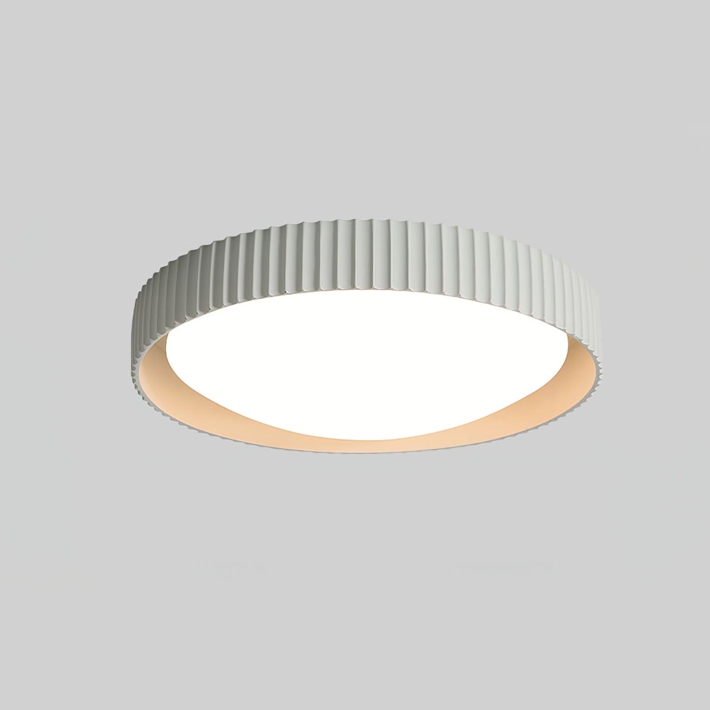 Lunaire Ceiling Light | Acrylic Shade | White