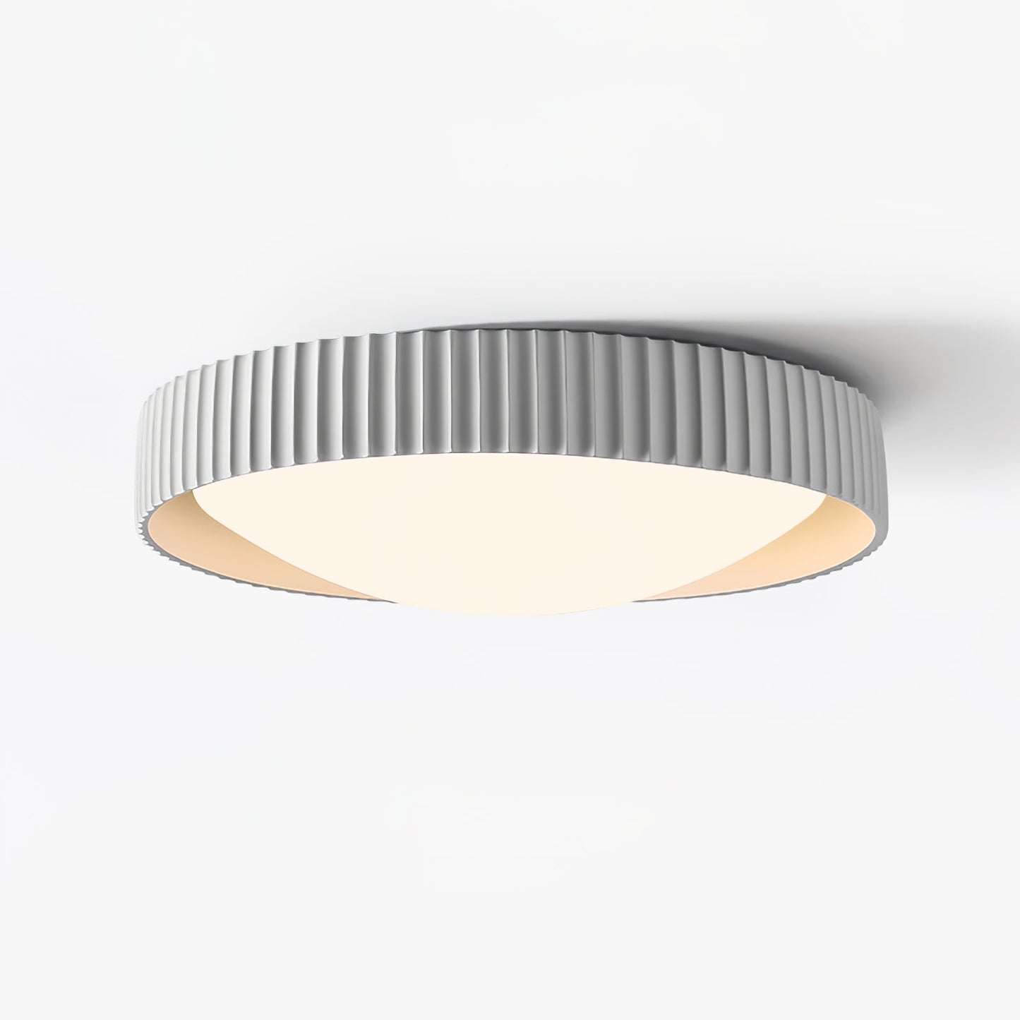 Lunaire Ceiling Light | Acrylic Shade | White