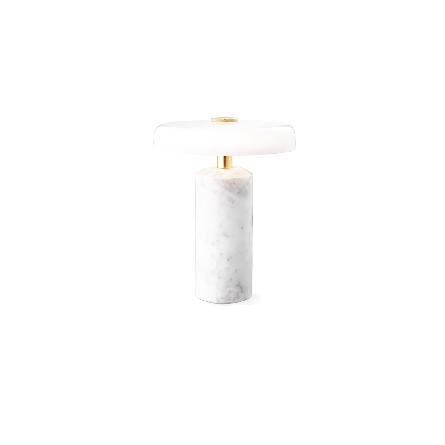 Lunara Marble Table Lamp | Marble & Glass | Black/White/Brown
