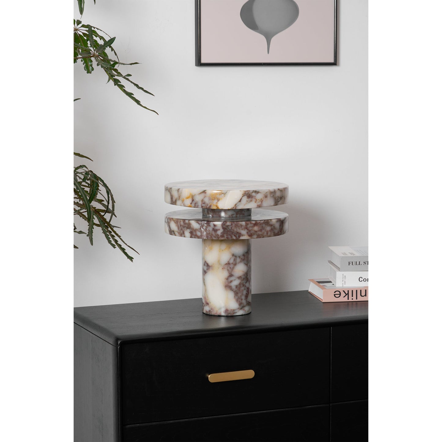 Altar Table Lamp | Marble | Bvlgari Red & White