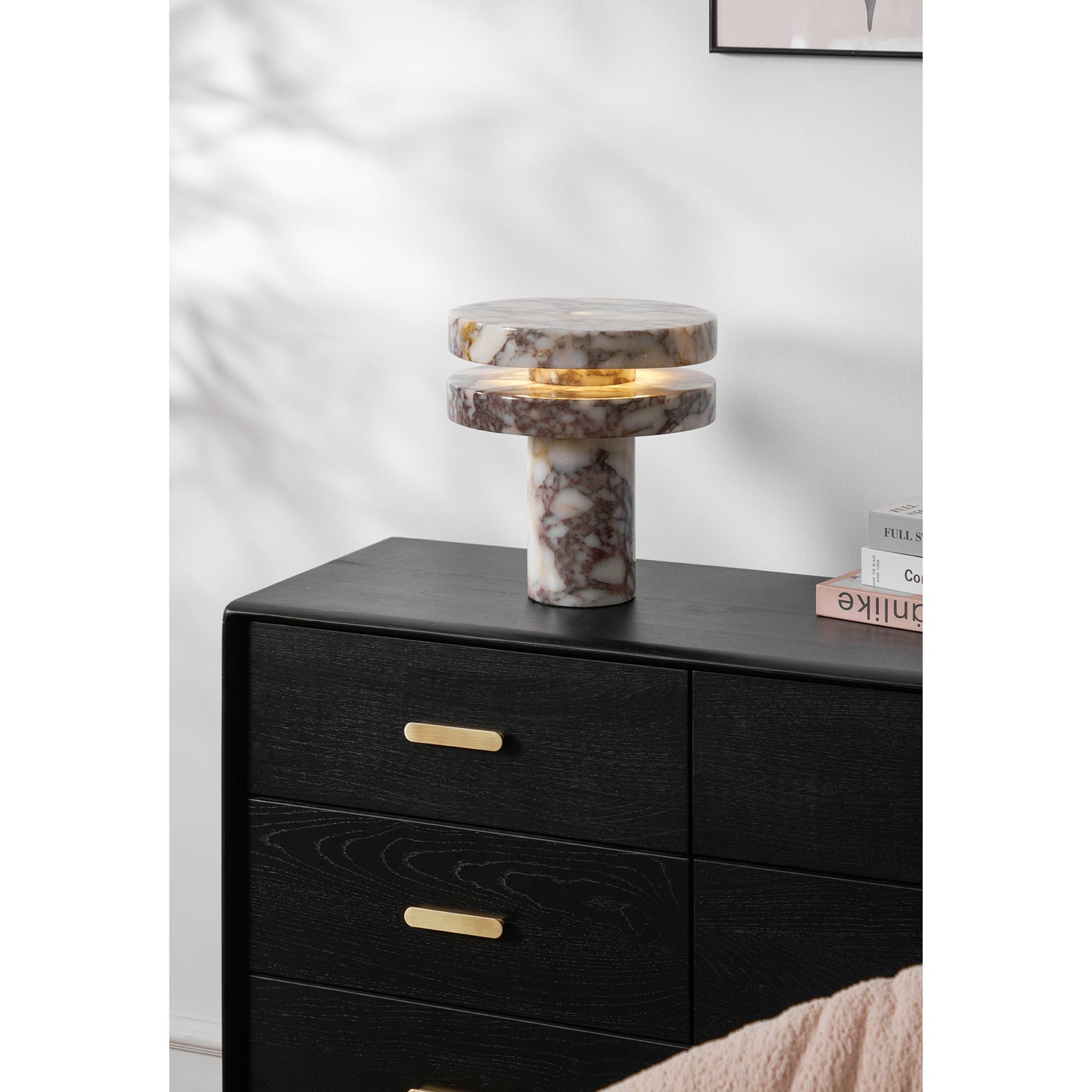 Altar Table Lamp | Marble | Bvlgari Red & White