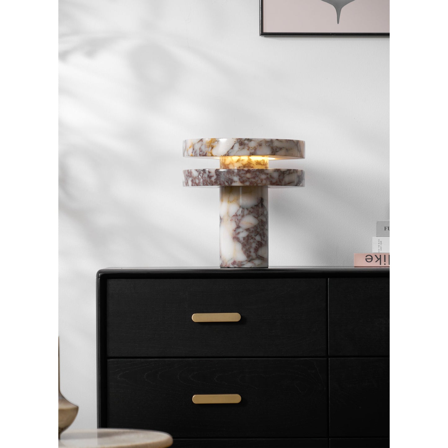 Altar Table Lamp | Marble | Bvlgari Red & White