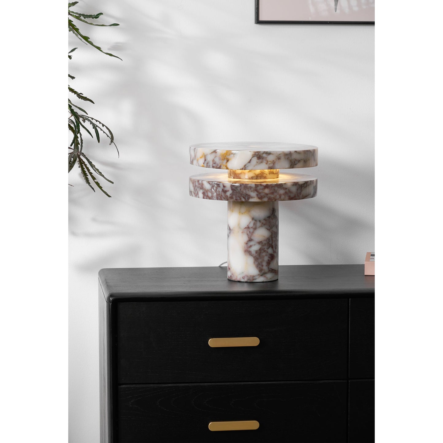 Altar Table Lamp | Marble | Bvlgari Red & White