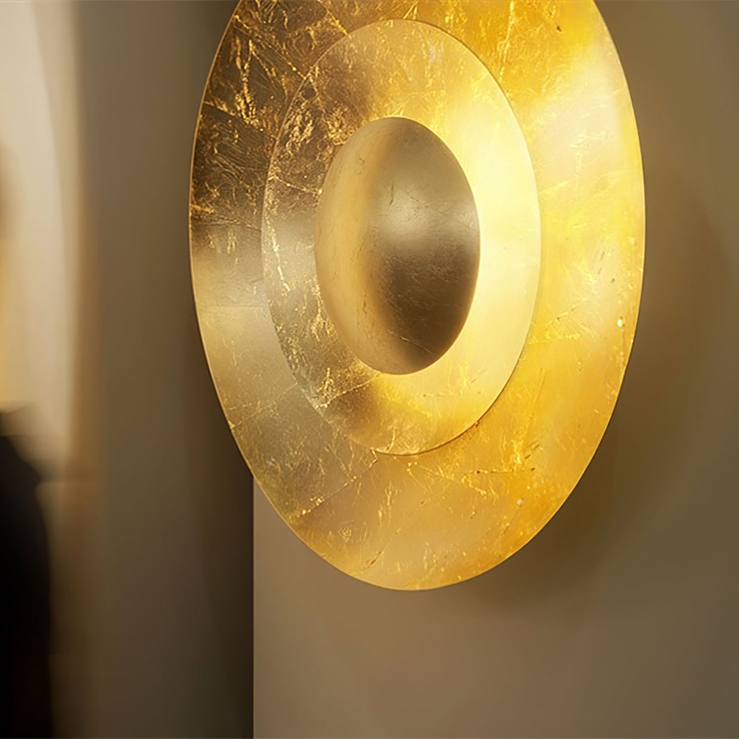 Machine Wall Lamp | Metal, Gold Foil | Various Sizes