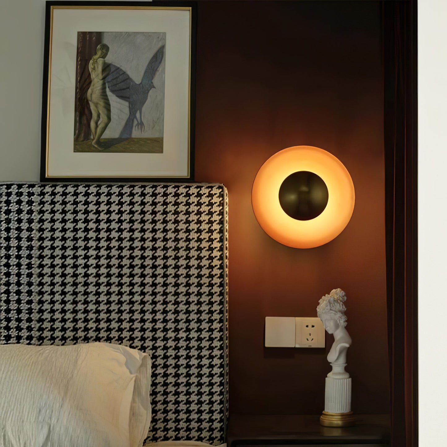Machine Wall Lamp | Metal, Gold Foil | Various Sizes