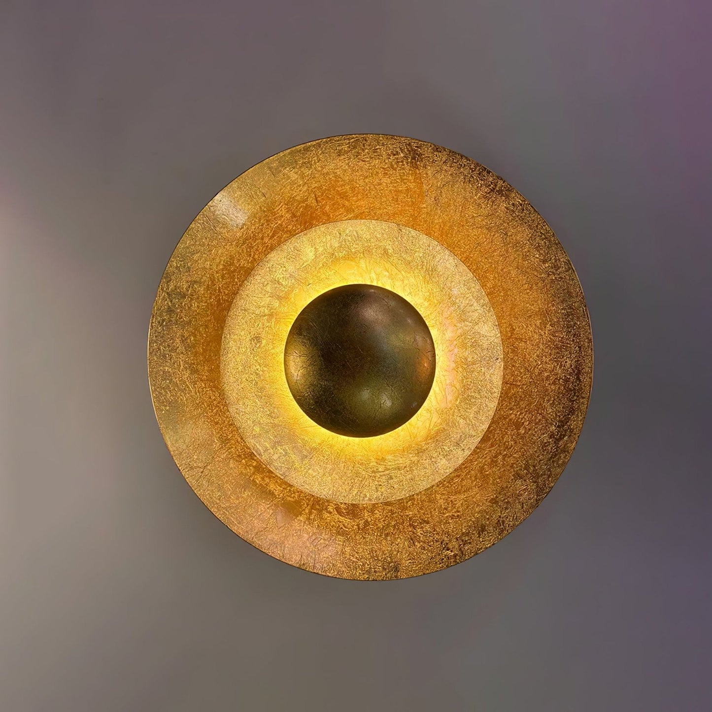 Machine Wall Lamp | Metal, Gold Foil | Various Sizes