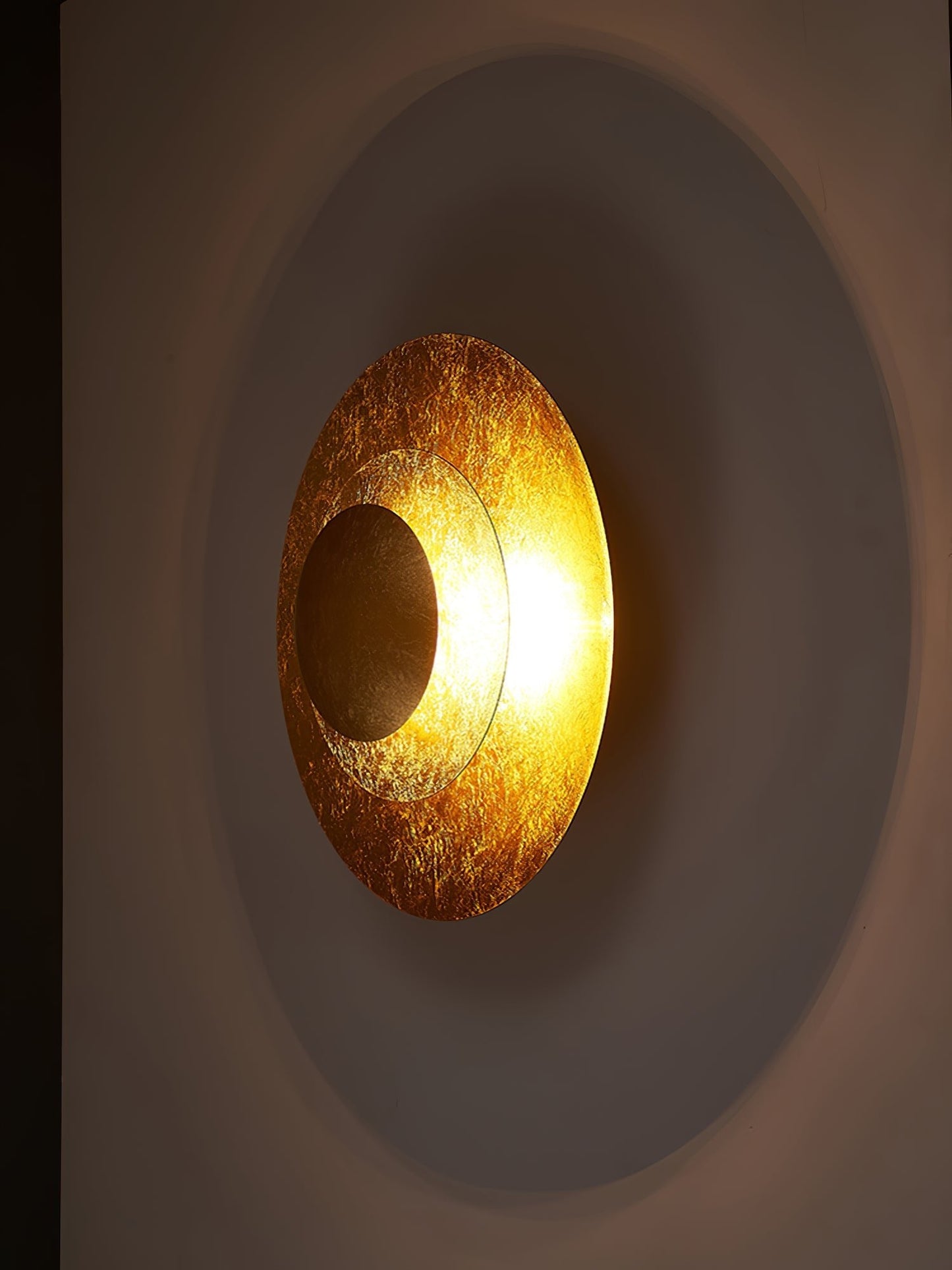 Machine Wall Lamp | Metal, Gold Foil | Various Sizes