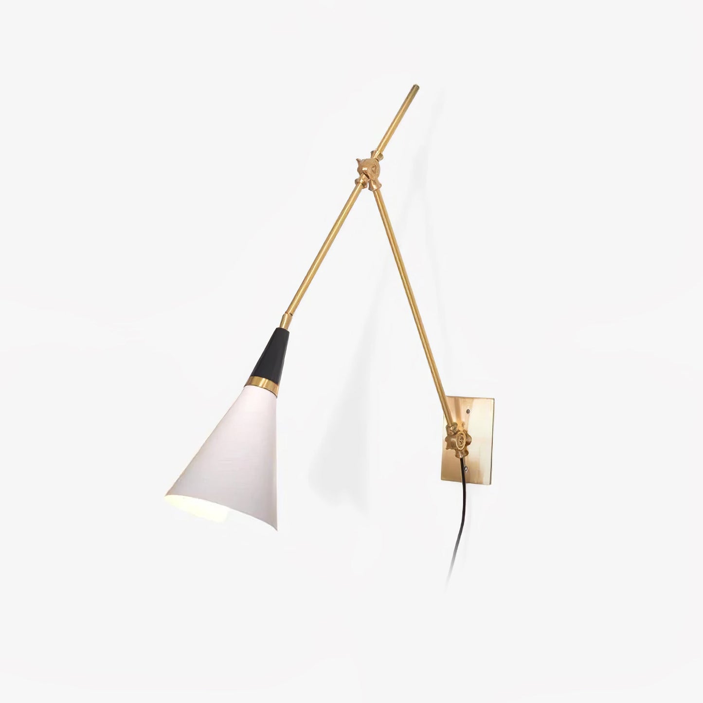 Magari Wall Lamp | Adjustable Design | White, Black, Brass