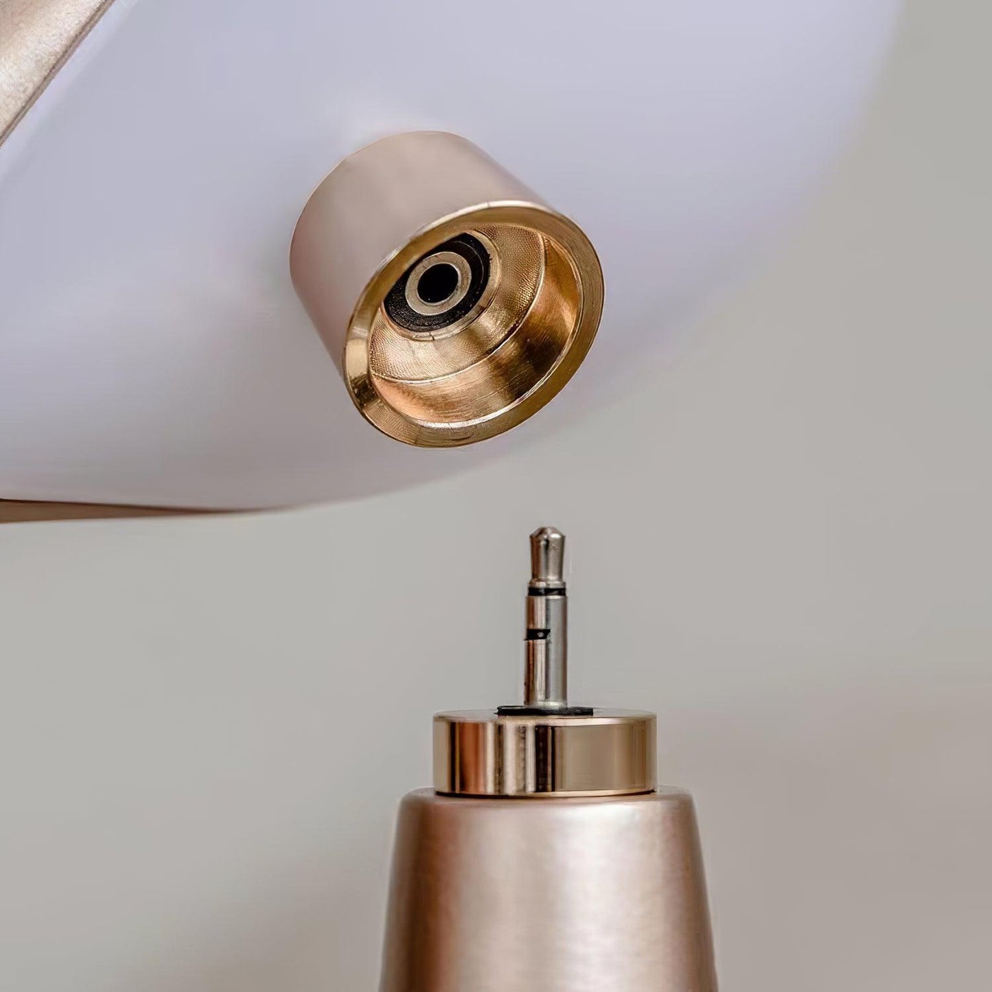 Magpie Art Table Lamp | Metal & Acrylic | Blue, Green, Rose Gold