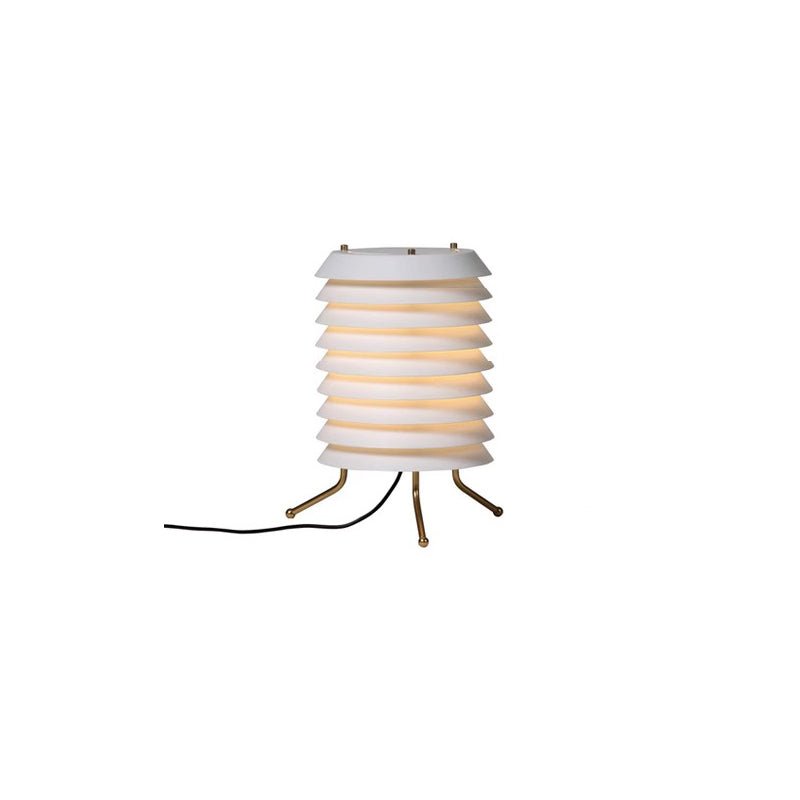 Baltic Tower Table Lamp | Metal | White Shade