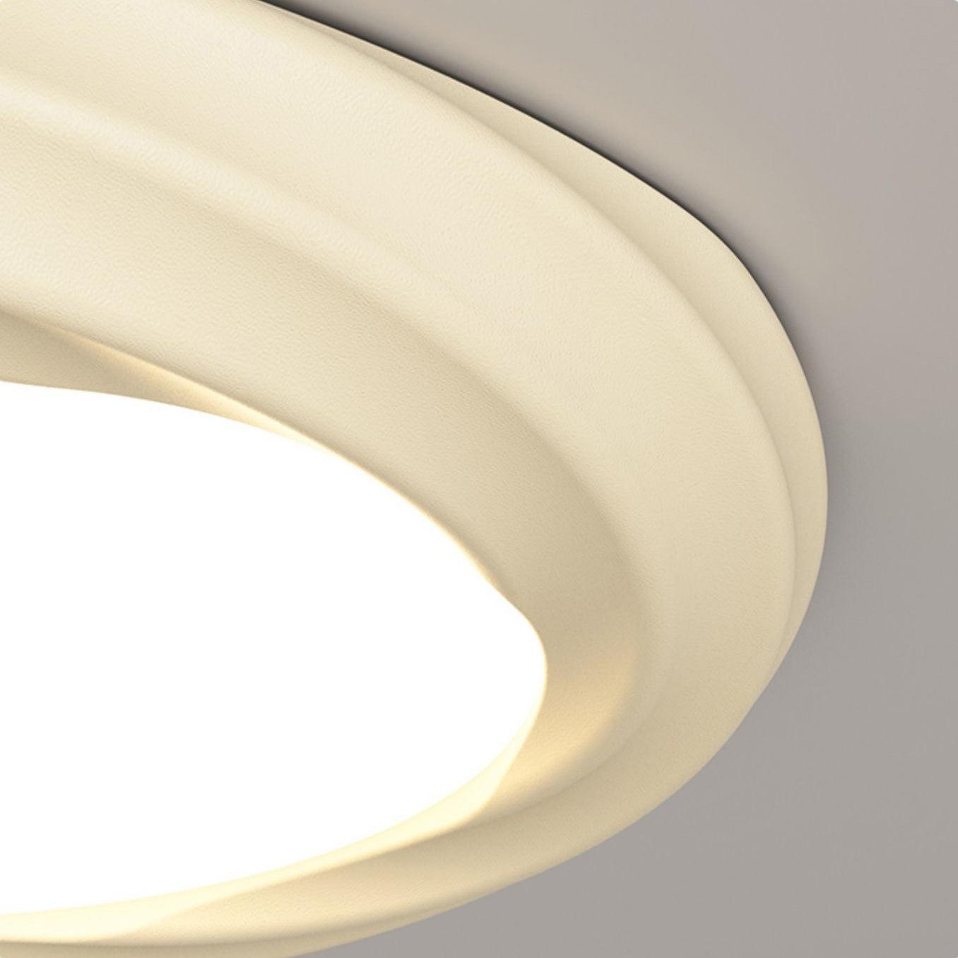 Maivy LED Flush Mount Ceiling Light | Acrylic & Resin | White, Beige, Green