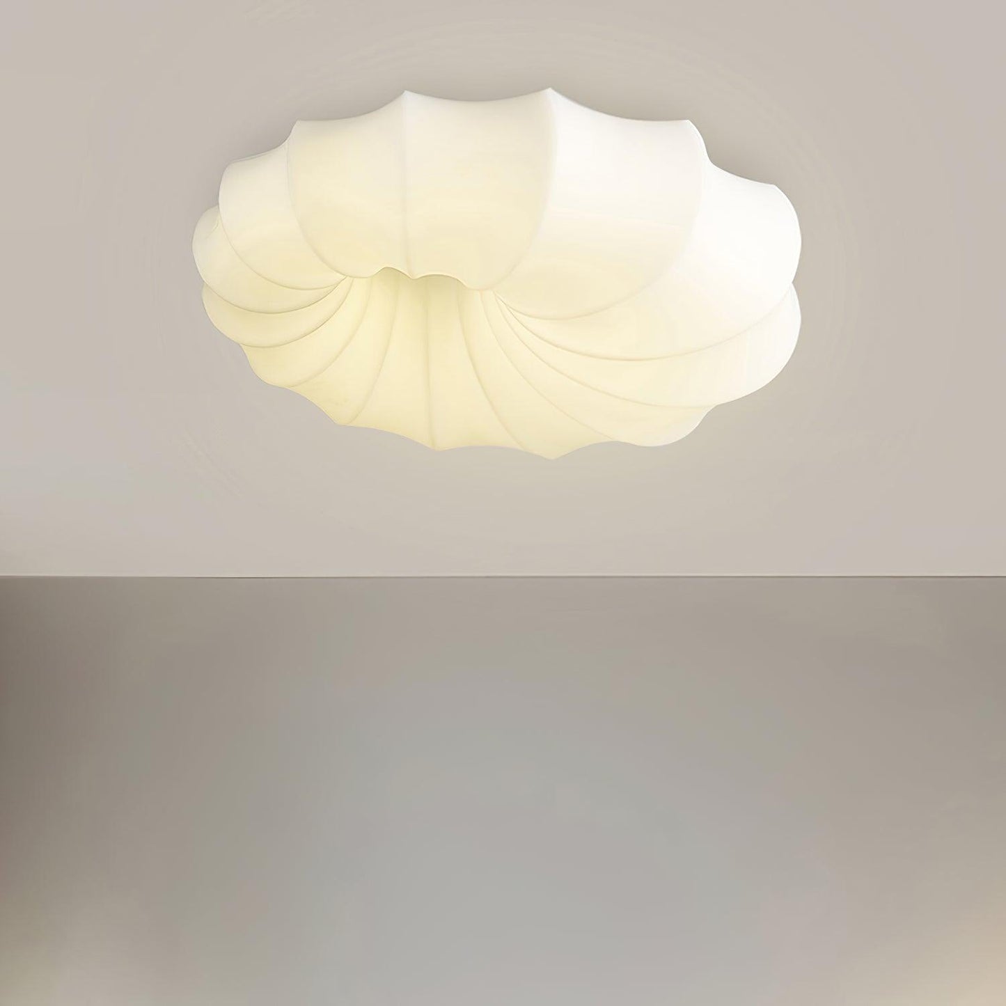 Malibu Ceiling Lamp | Metal & PE | White