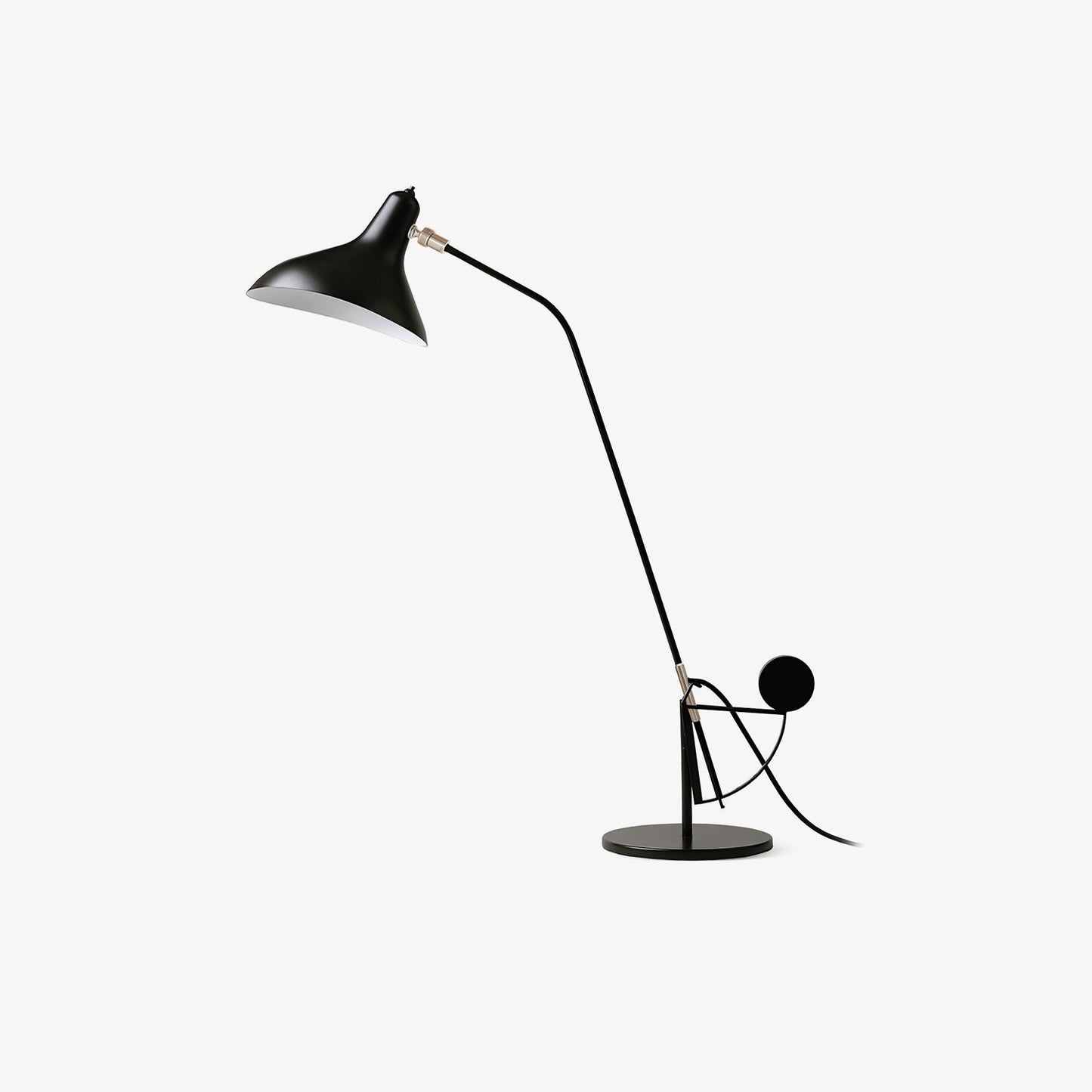 Oculus Table Lamp | Matte Black Metal | Adjustable Design