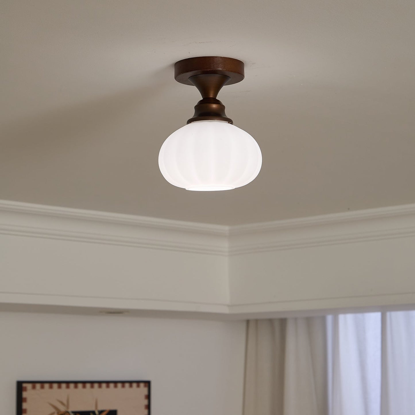 Marcellis Ceiling Lamp | Vintage Bronze Finish | Multiple Sizes