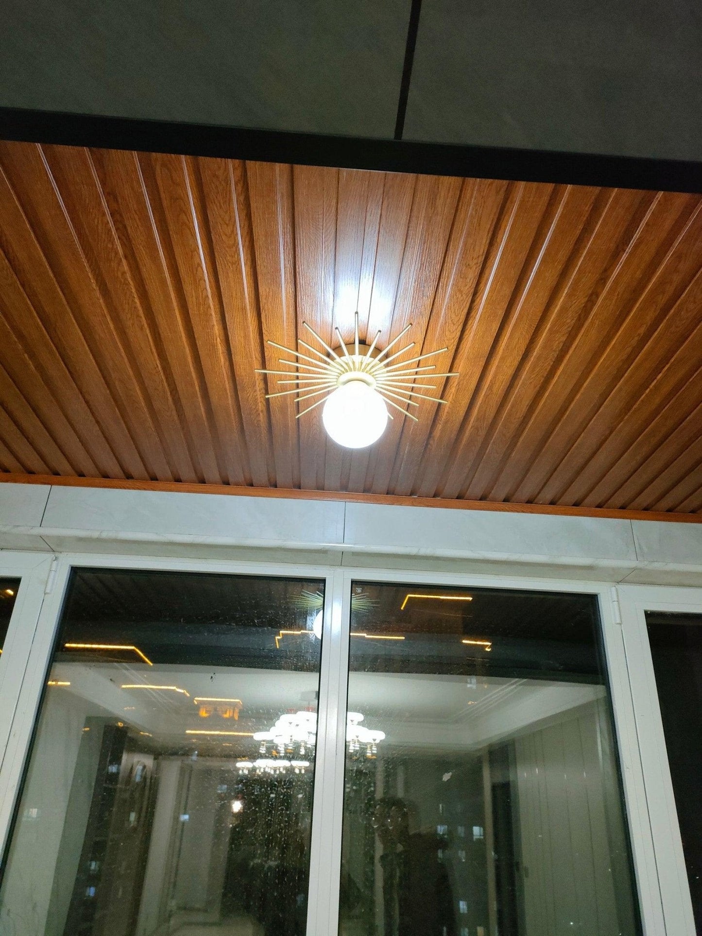 Ceiling Lamp | Brass Gold Finish | 40cm Diameter