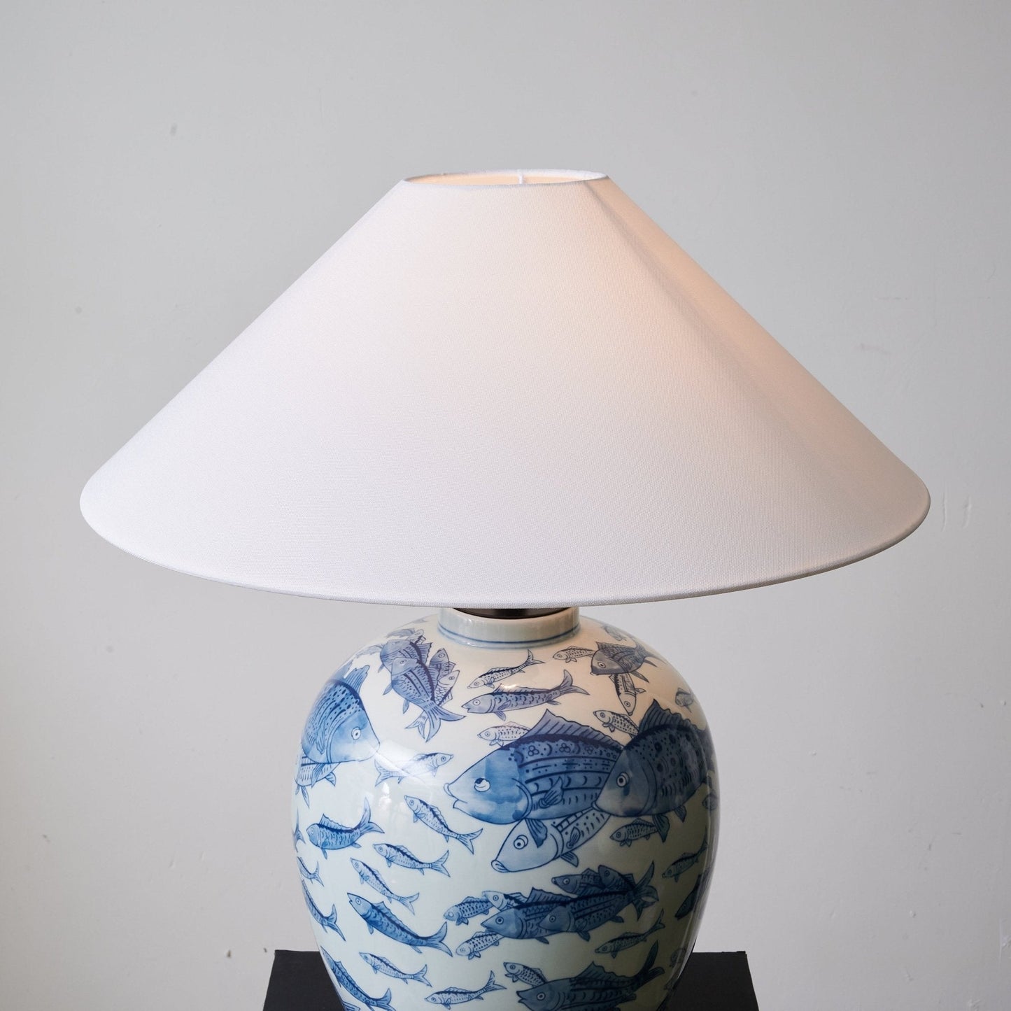 Marina Table Lamp | Porcelain Base | Blue and White