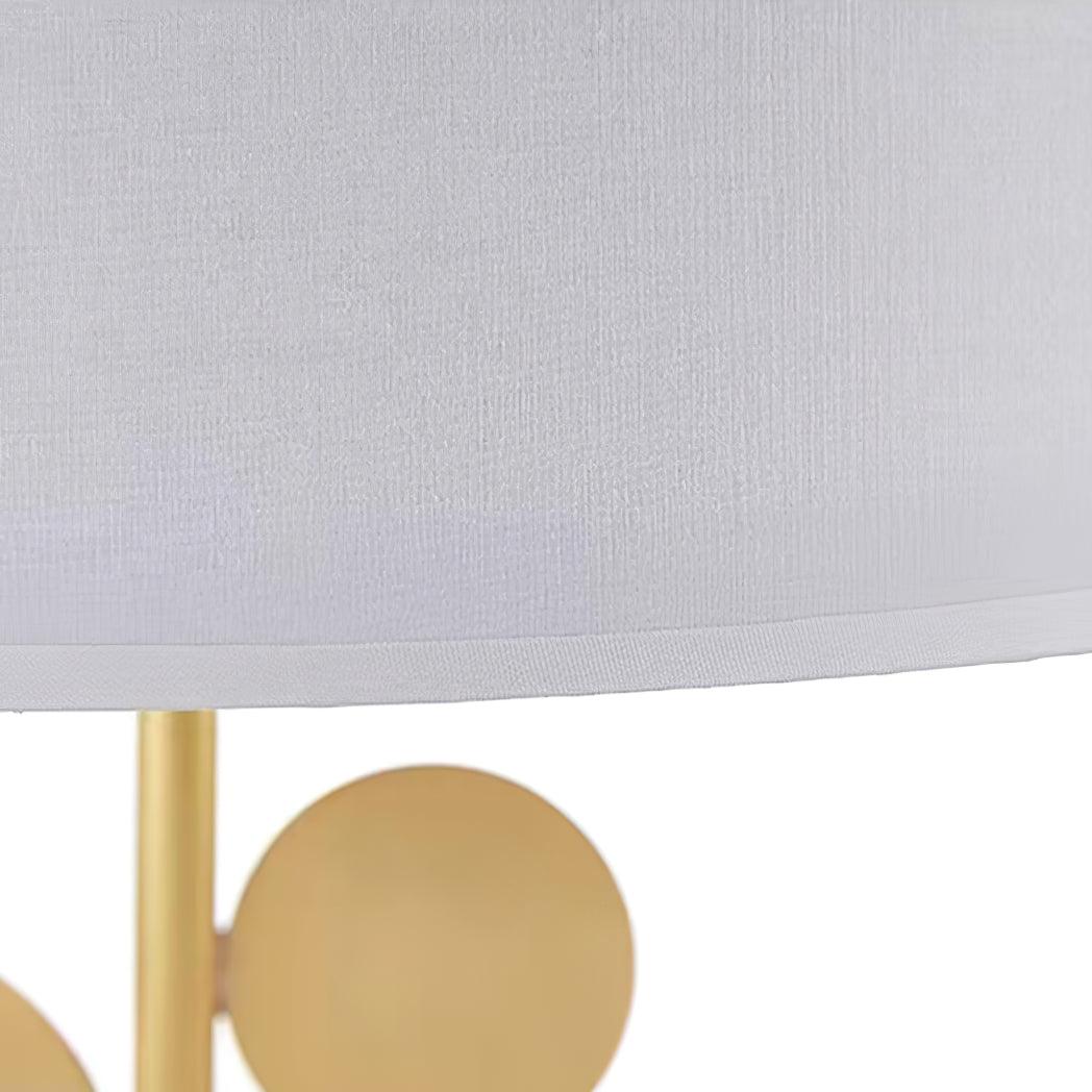 Mark Mcdowell Table Lamp | Metal & Marble | Gold & White