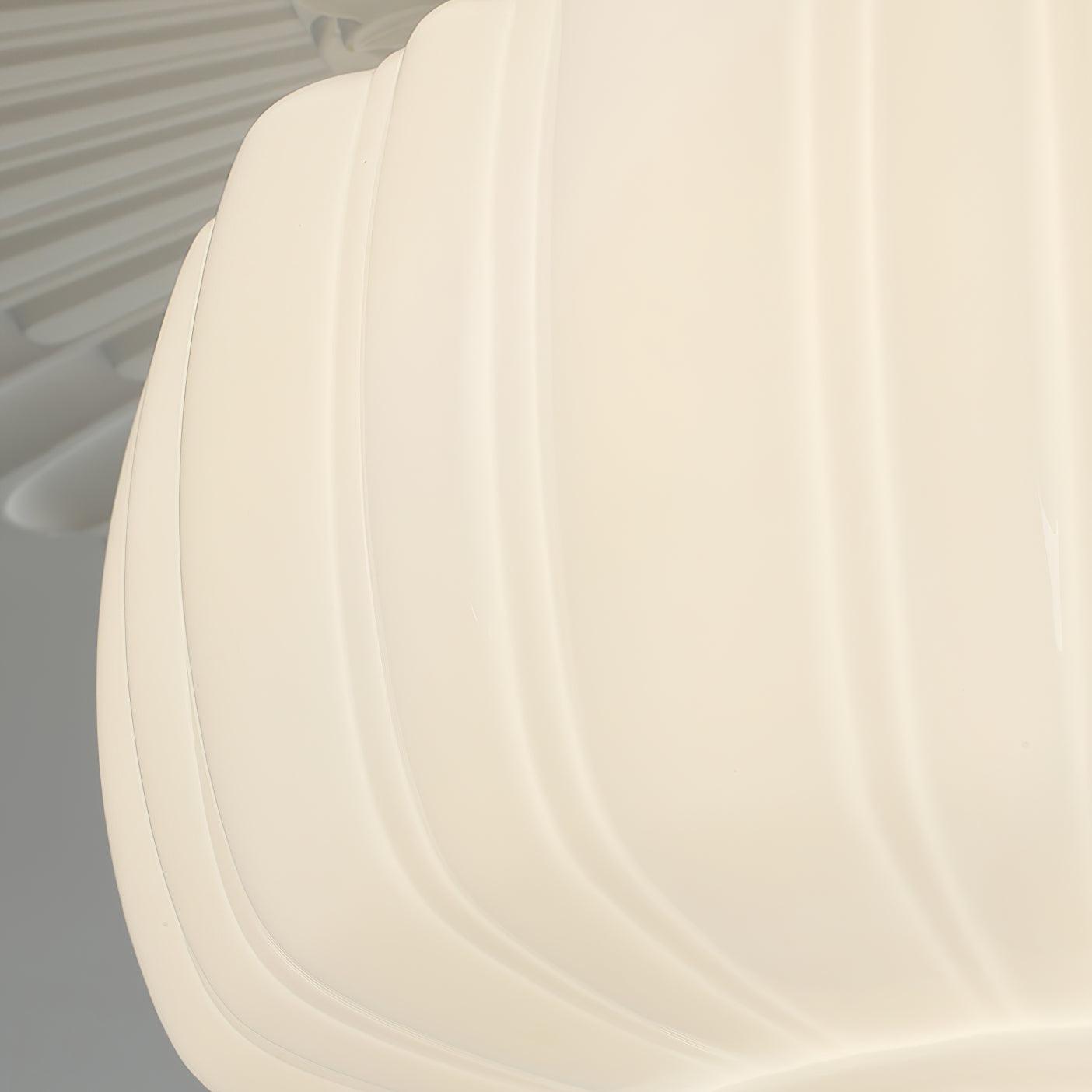 Marlo Ceiling Light | Metal & Glass | Black & White
