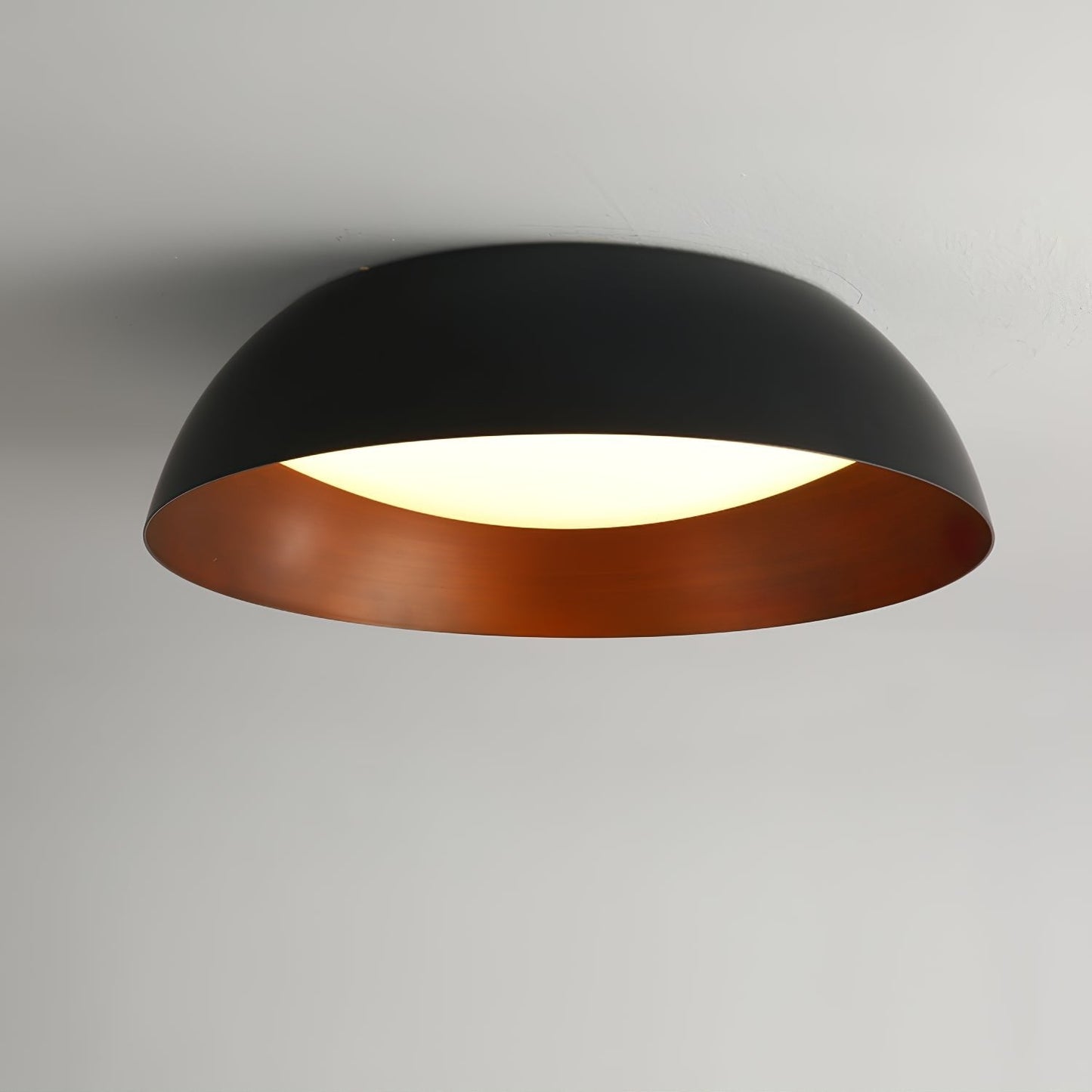 Marlow Shadow Ceiling Lamp | Metal & Acrylic | Black or White