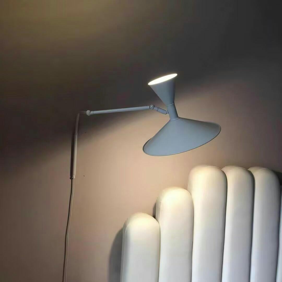 Marseille Wall Light | Adjustable Arm | Grey, Black, White