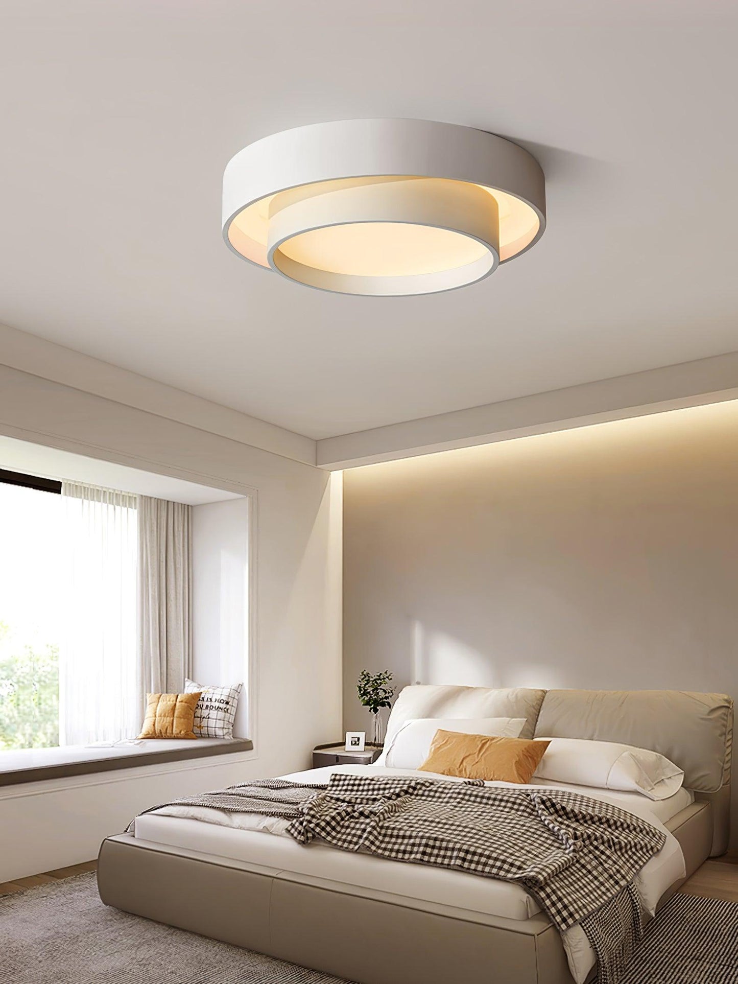 Melody Ceiling Lamp | Integrated LED | White, Grey, Black