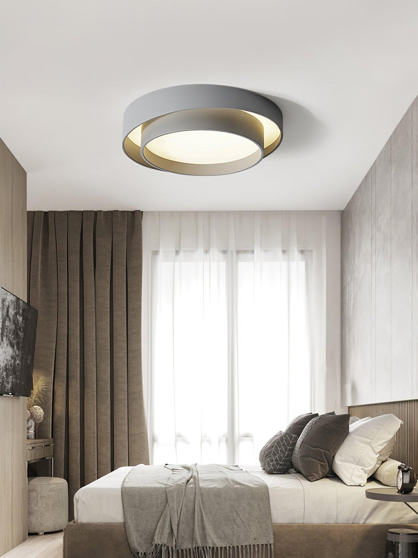 Melody Ceiling Lamp | Integrated LED | White, Grey, Black