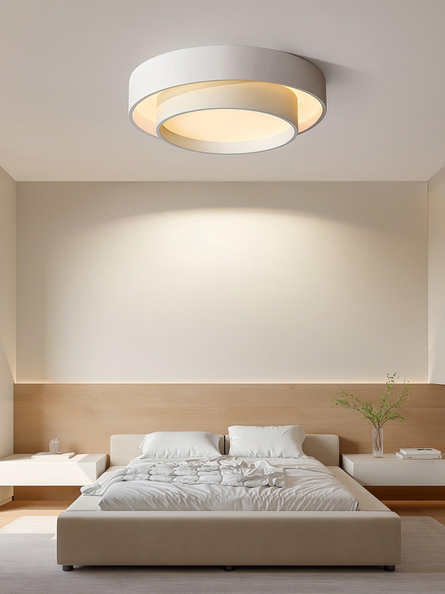 Melody Ceiling Lamp | Integrated LED | White, Grey, Black