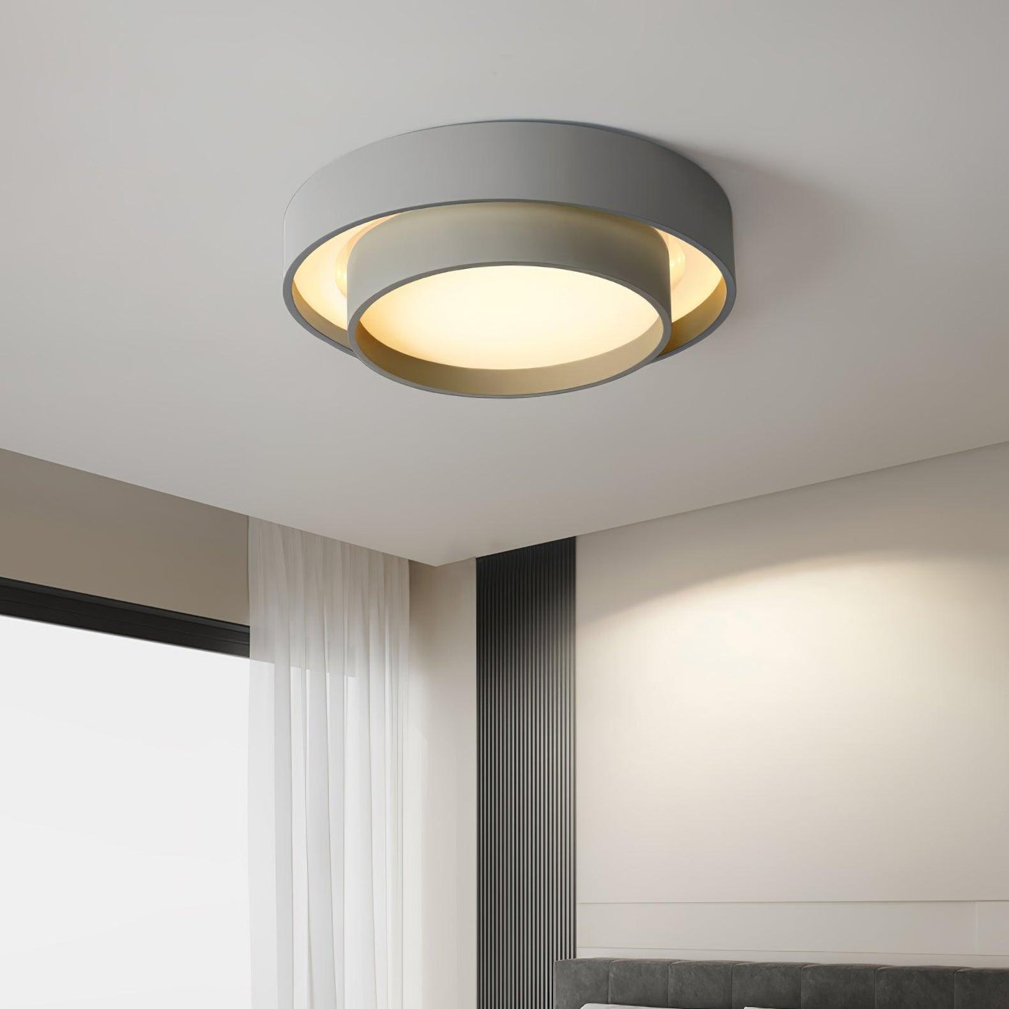 Melody Ceiling Lamp | Integrated LED | White, Grey, Black