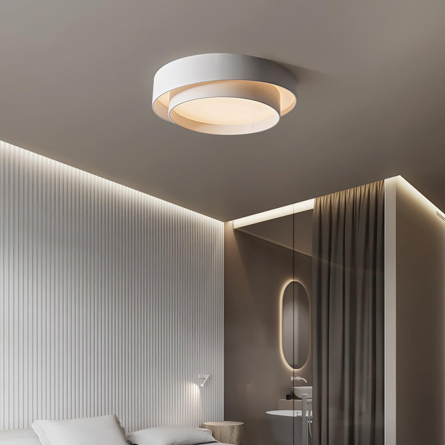Melody Ceiling Lamp | Integrated LED | White, Grey, Black