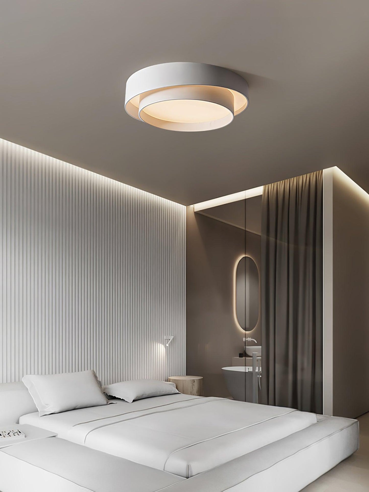 Melody Ceiling Lamp | Integrated LED | White, Grey, Black