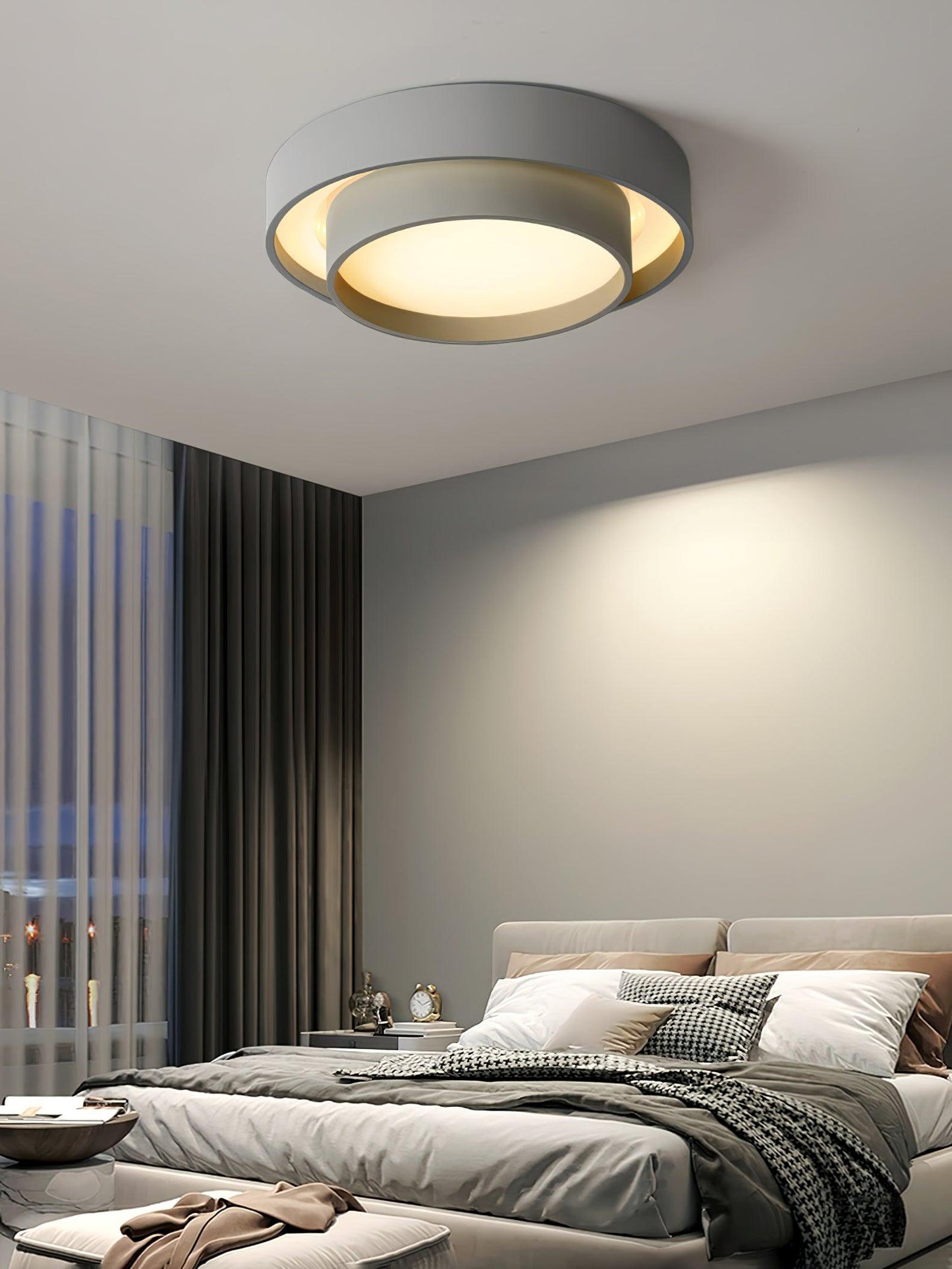 Melody Ceiling Lamp | Integrated LED | White, Grey, Black