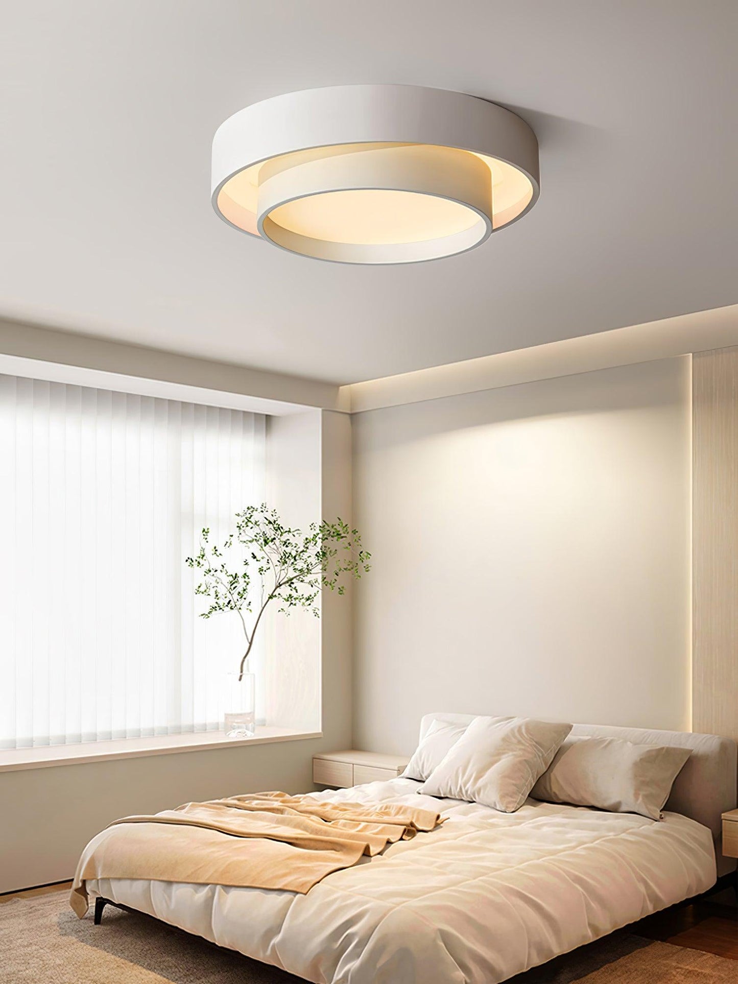 Melody Ceiling Lamp | Integrated LED | White, Grey, Black