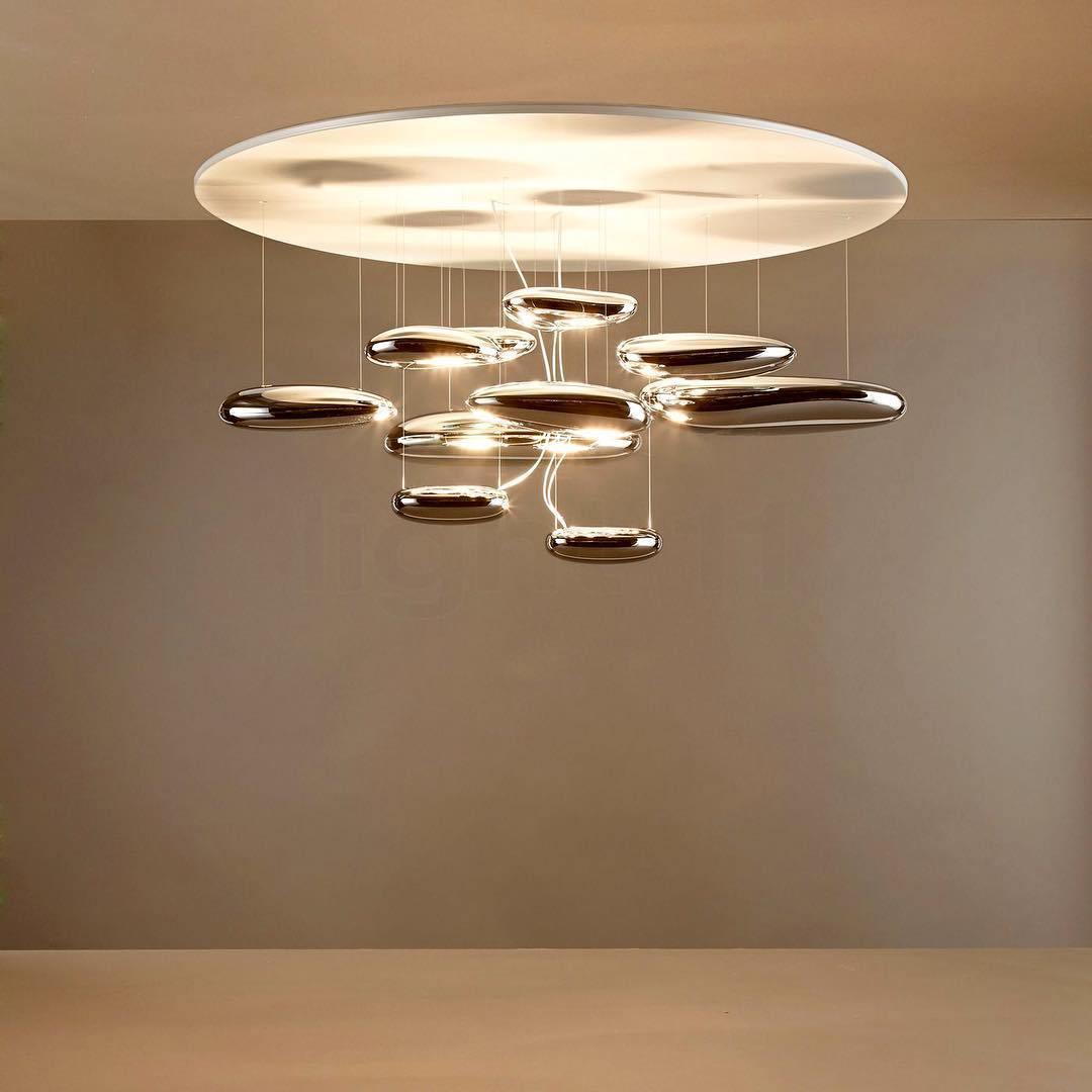 Mercury Ceiling Lamp | Aluminum | Bright Chrome