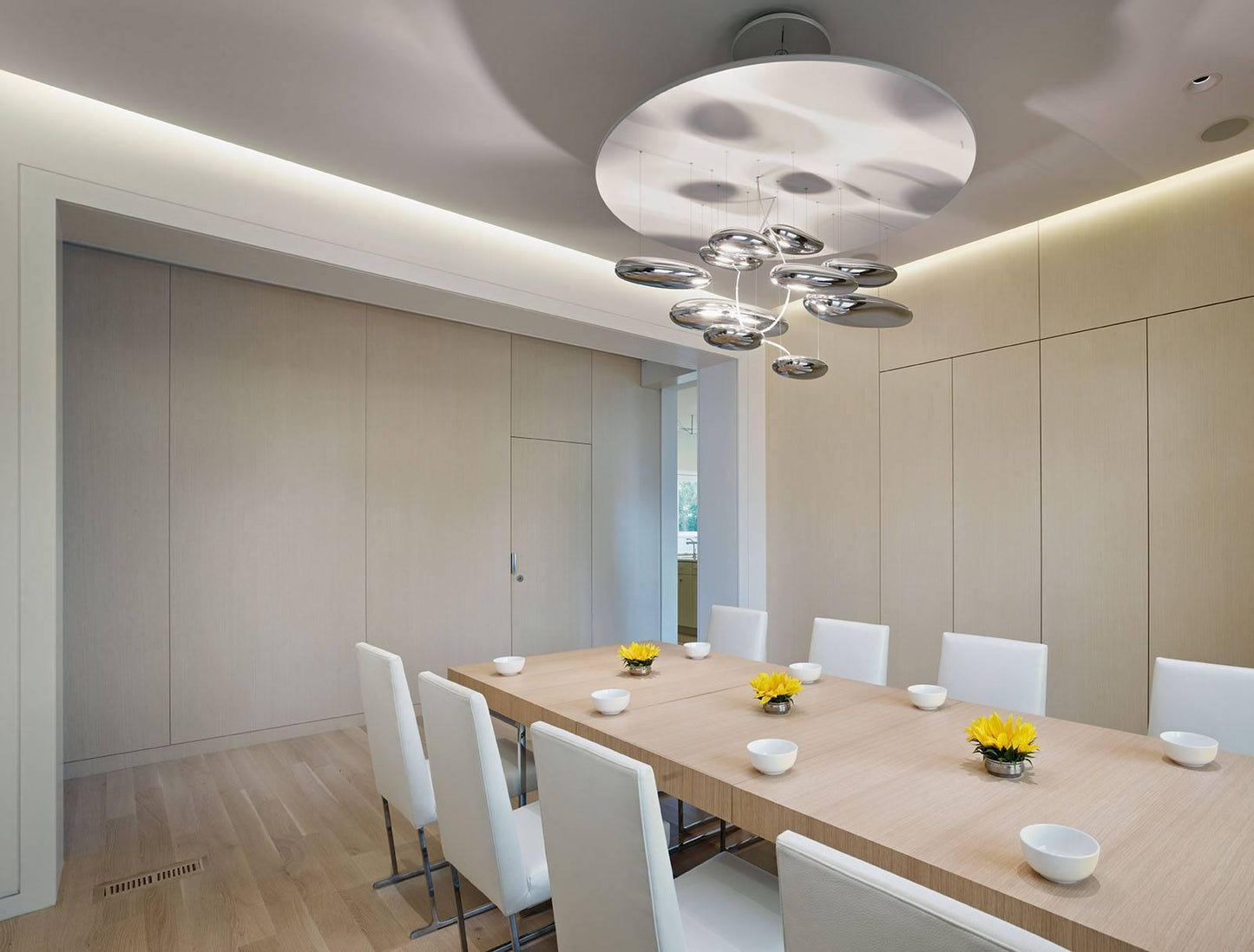 Mercury Ceiling Lamp | Aluminum | Bright Chrome