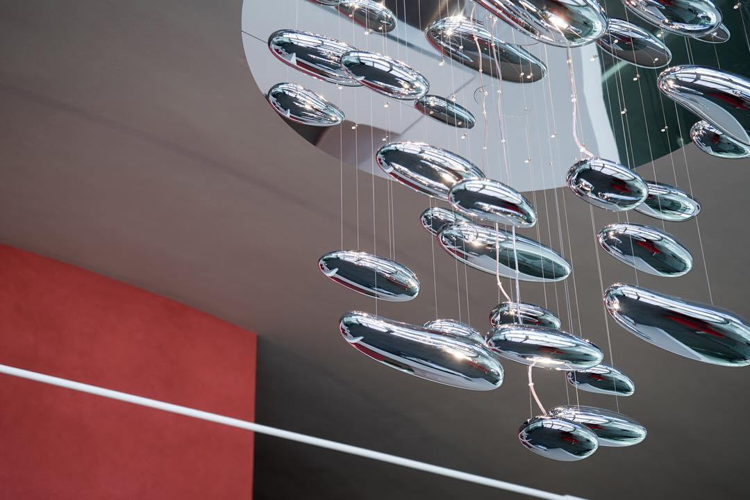 Mercury Ceiling Lamp | Aluminum | Bright Chrome