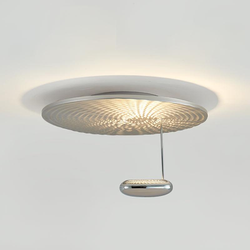 Mercury Ceiling Lamp | Chrome & Gold Finish | 60cm Diameter