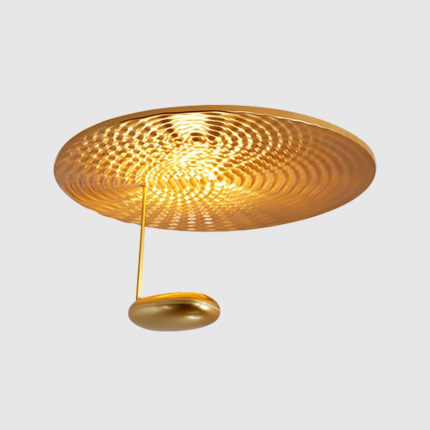 Mercury Ceiling Lamp | Chrome & Gold Finish | 60cm Diameter
